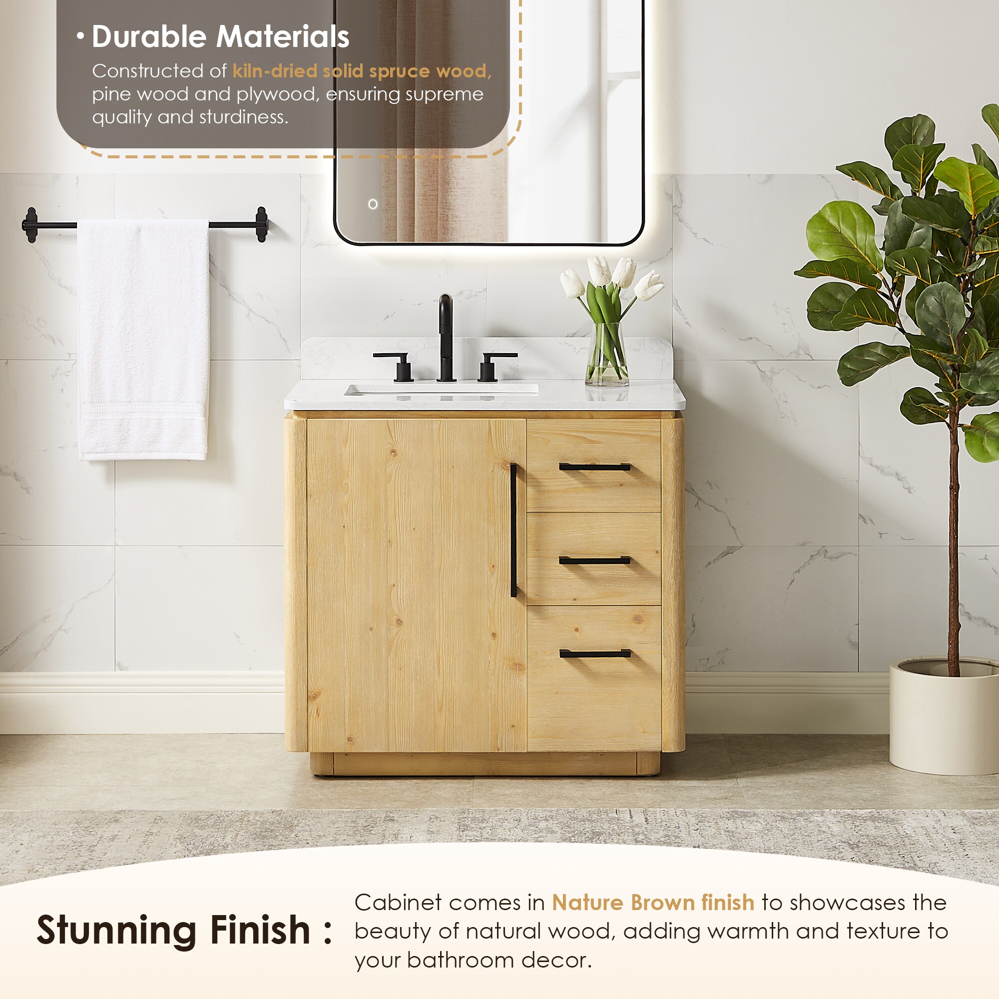 Altair 581036-NB-GW Bath-Vanity-Combo - View #5