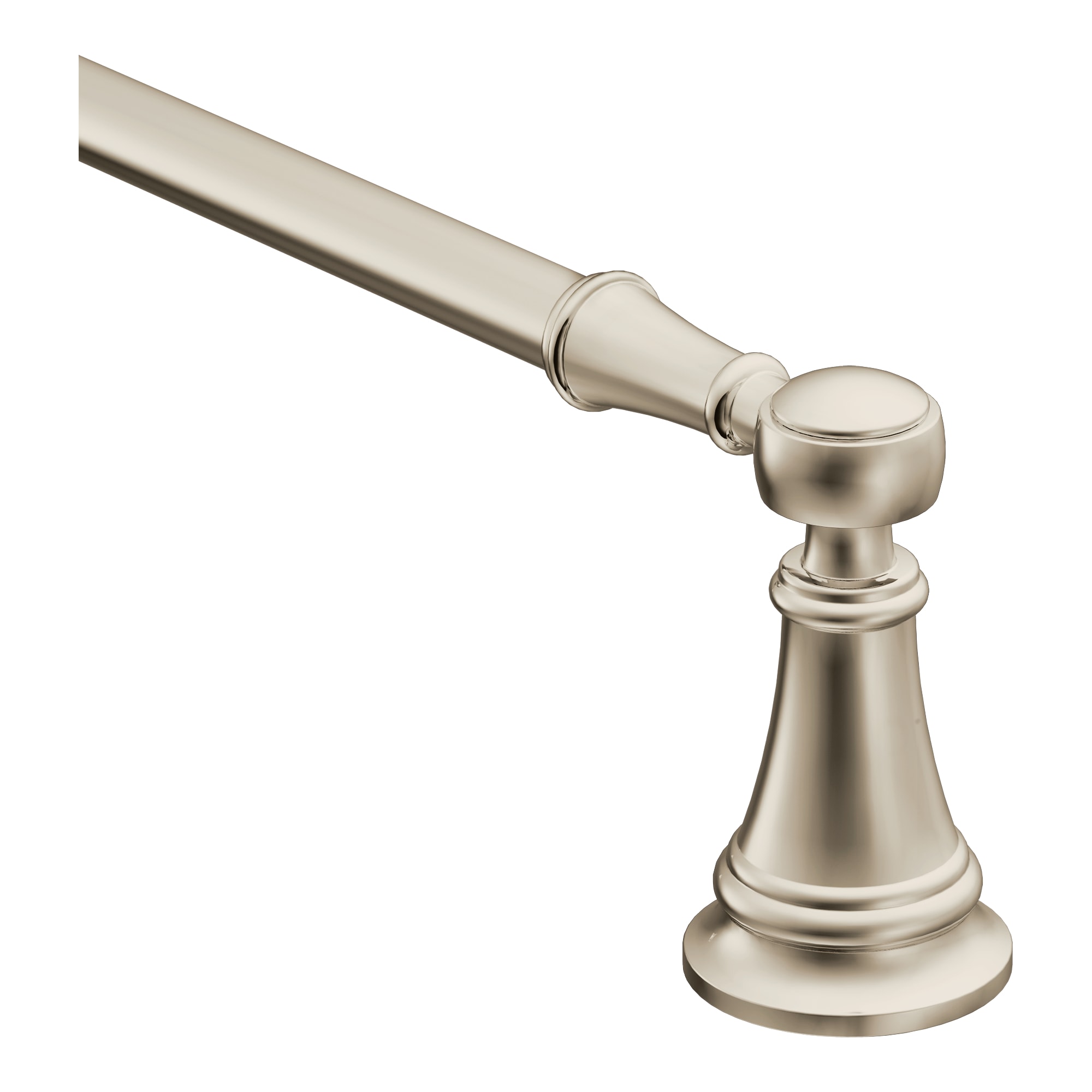 Moen YB8424NL Weymouth 24-in Polished Nickel Wall mount Single Towel Bar