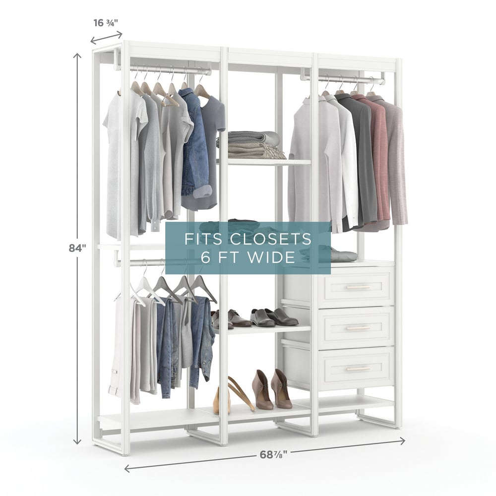 Closets by Liberty HS56700-RW-06 Wood-Closet-Kits - View #6