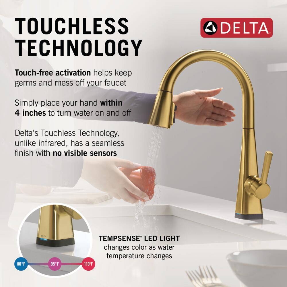 Delta 19802TLZ-GB-DST Kitchen-Faucets - View #2