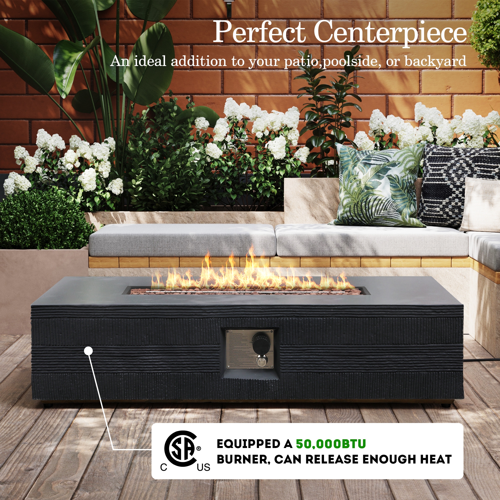 UPHA PL-56-MH Outdoor-Gas-Firepits - View #6
