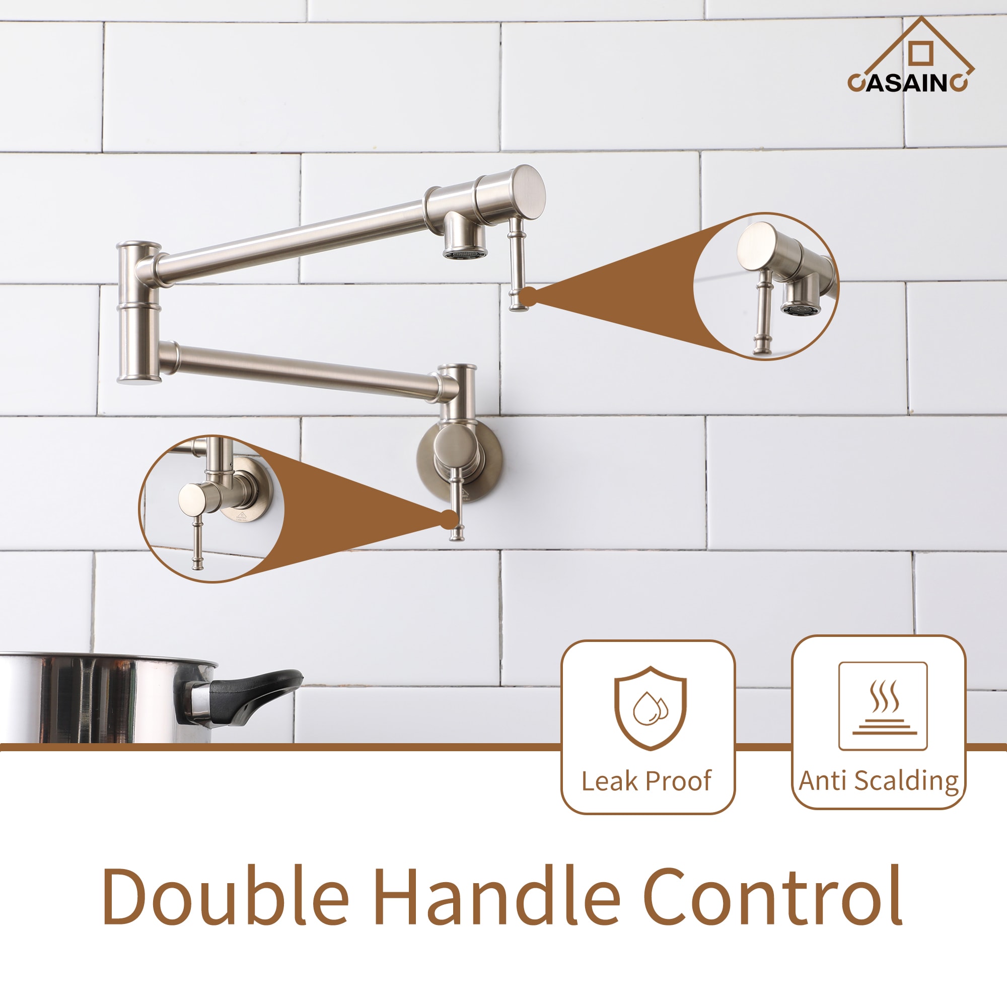 CASAINC KCLT0058-BN Kitchen-Faucets - View #5