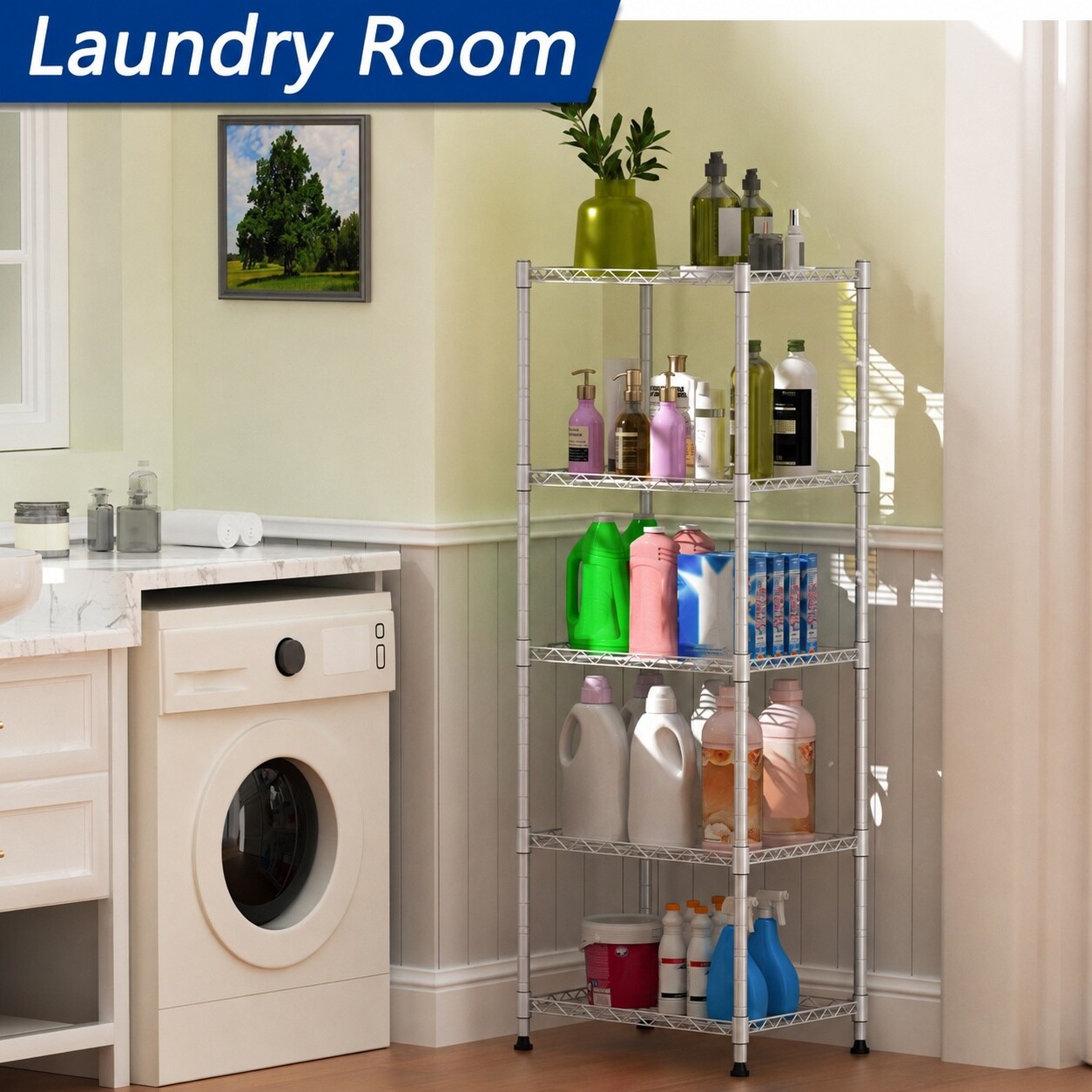 Yichuhaoxi LYI0530Y015 Free-Standing-Shelving - View #3