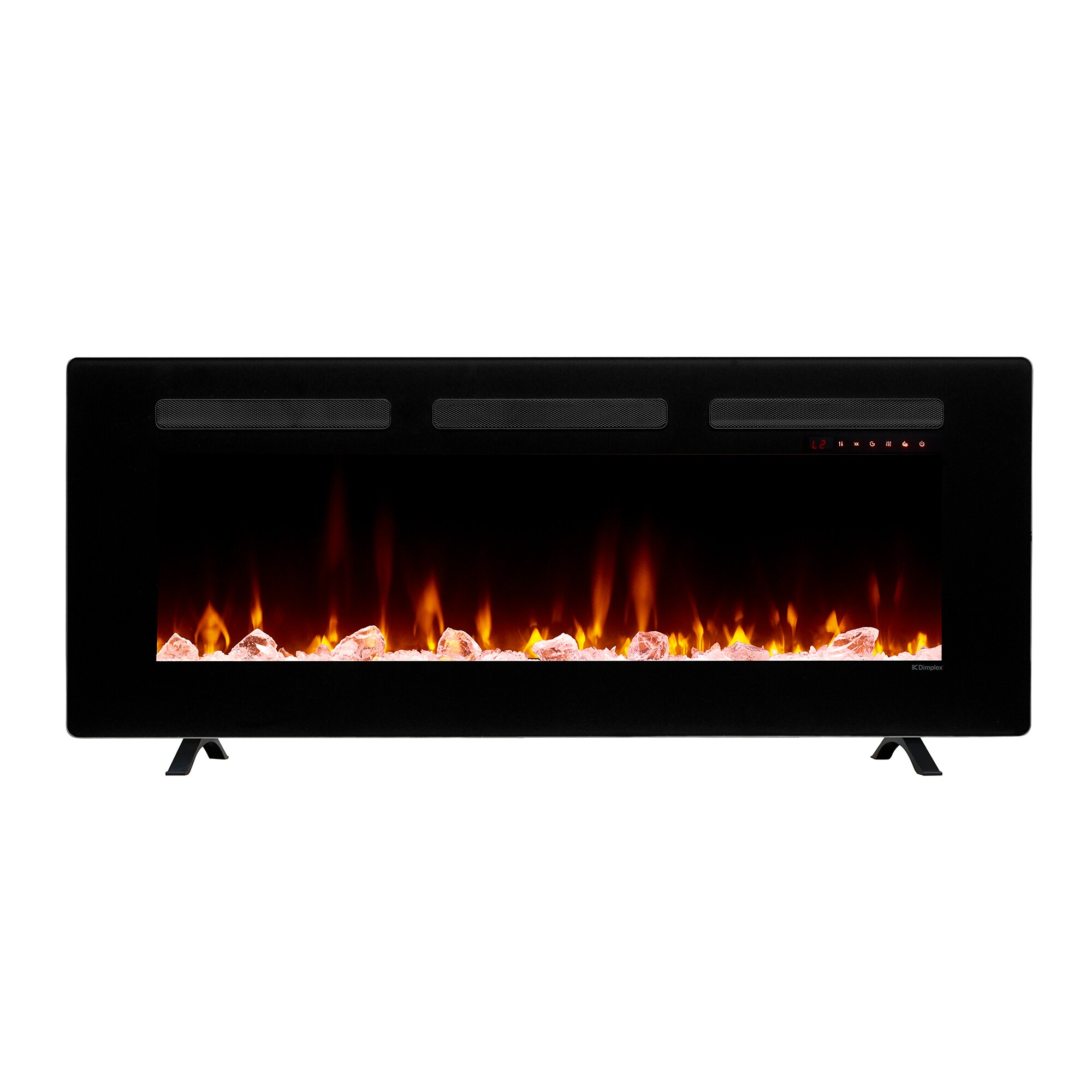 Dimplex 48-in W Black Fan-forced Electric Fireplace In The Electric ...