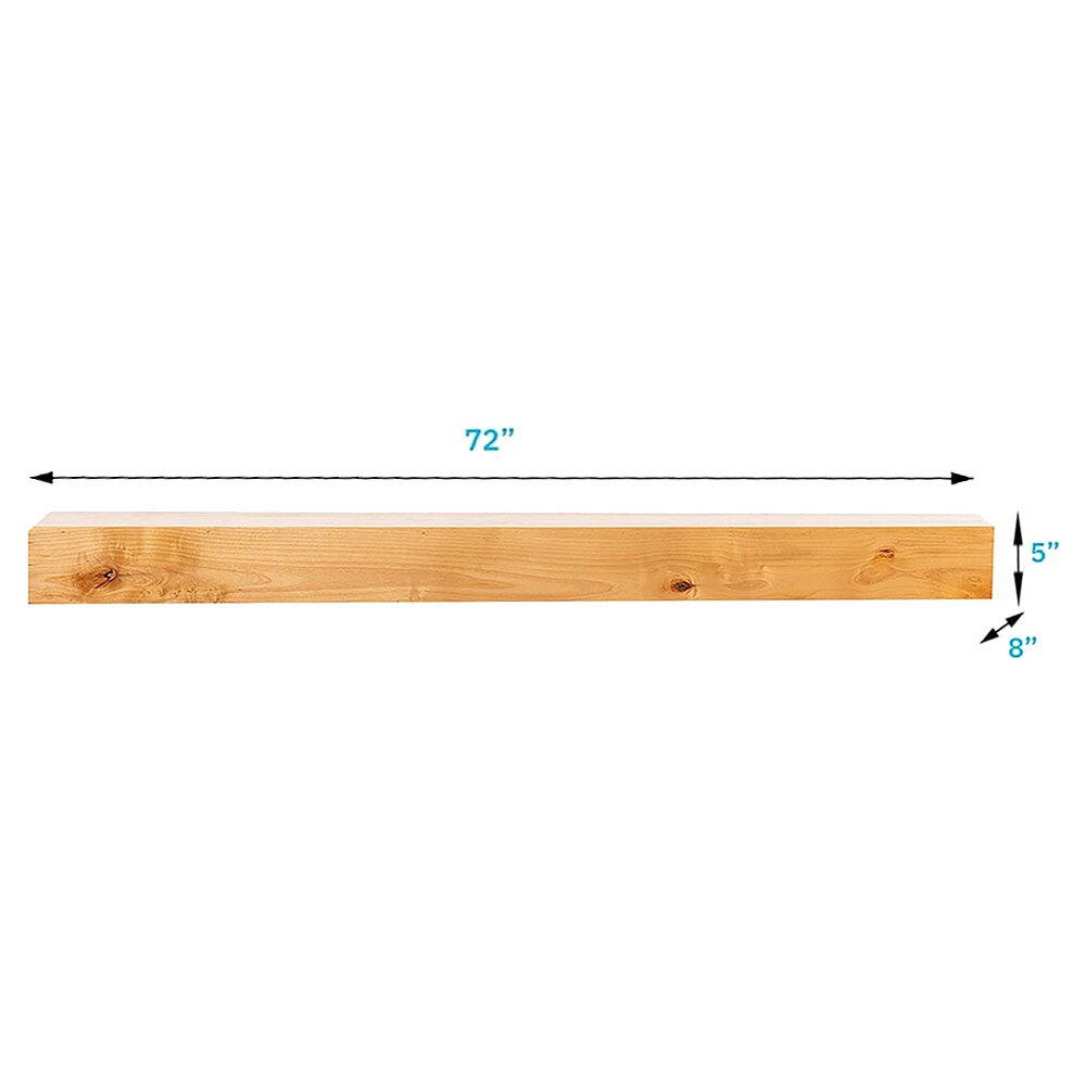 Mantels Direct WALLACE-72-CP Mantel-Shelves - View #11
