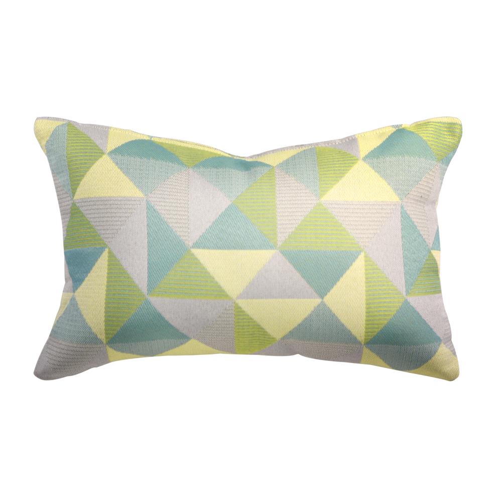 Astella TP12-FA11 Pacifica Throw Pillows Geometric Ruskin Lagoon Rectangular Lumbar Pillow