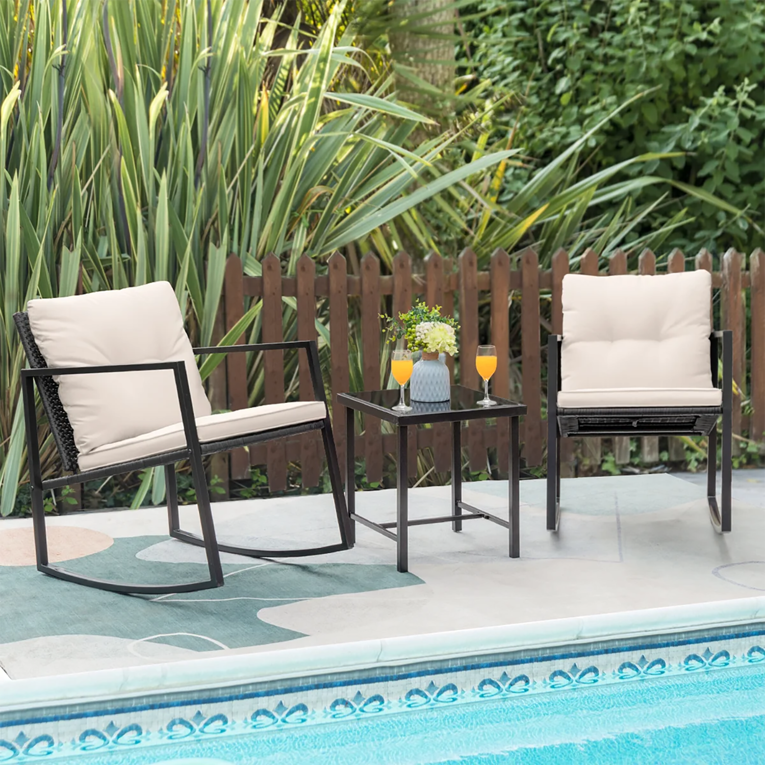 Vineego LS-YY3BG Patio-Conversation-Sets - View #4