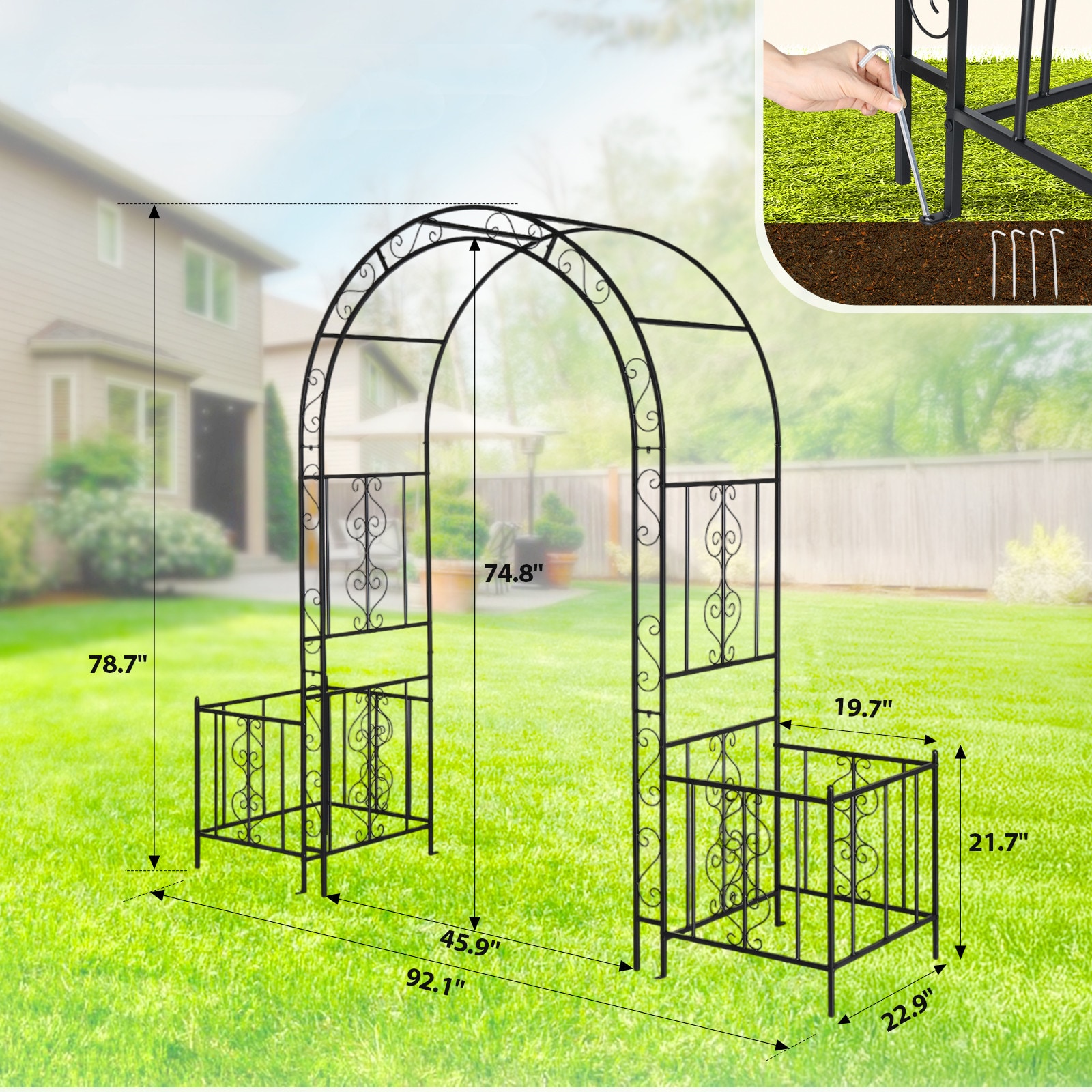 Winado LO1G61000322 Garden-Arbor - View #2