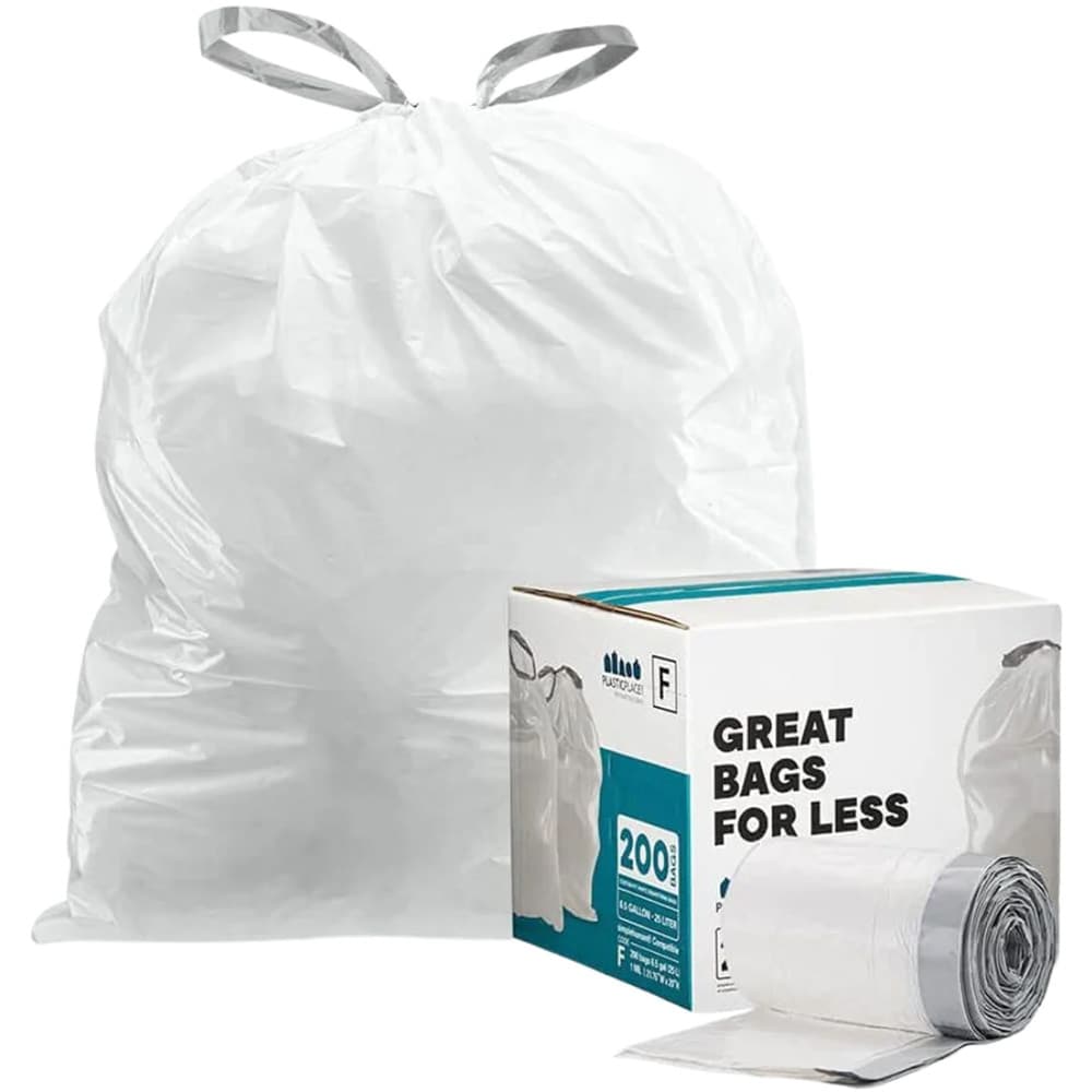 Small Trash Bags 4-6 Gallon, 200 Count Biodegradable Trash Bags 4