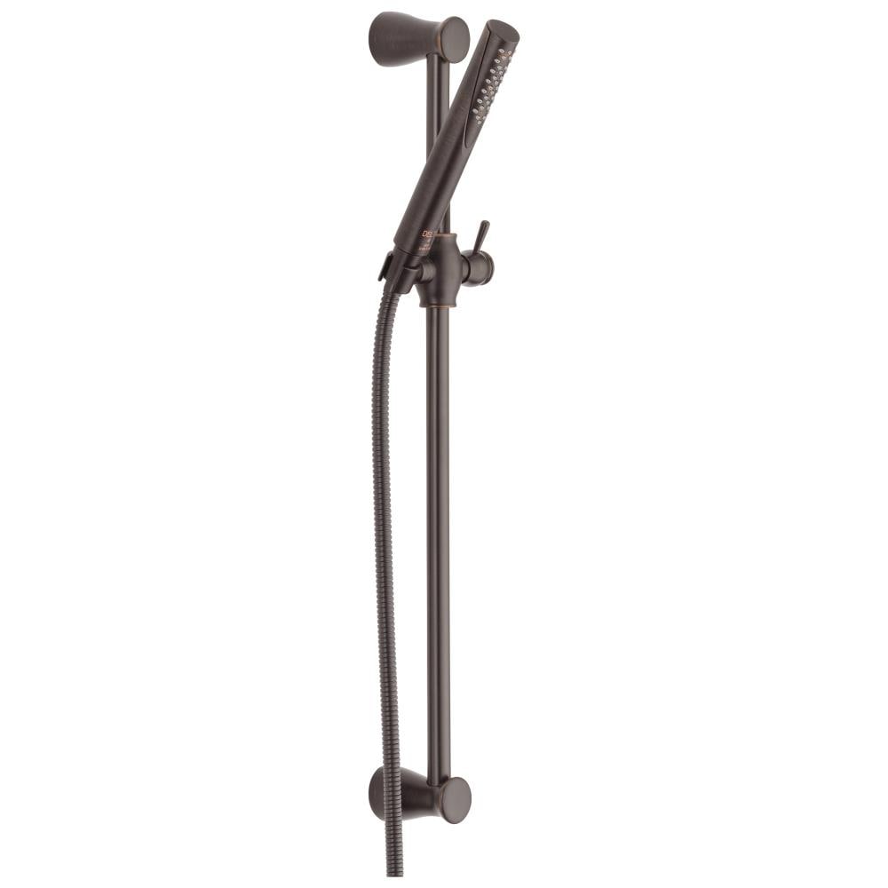 Delta 57085-RB Grail 1.0 -Spray Venetian Bronze 4.84-in Rectangle Handheld Shower Head 1.75 GPM
