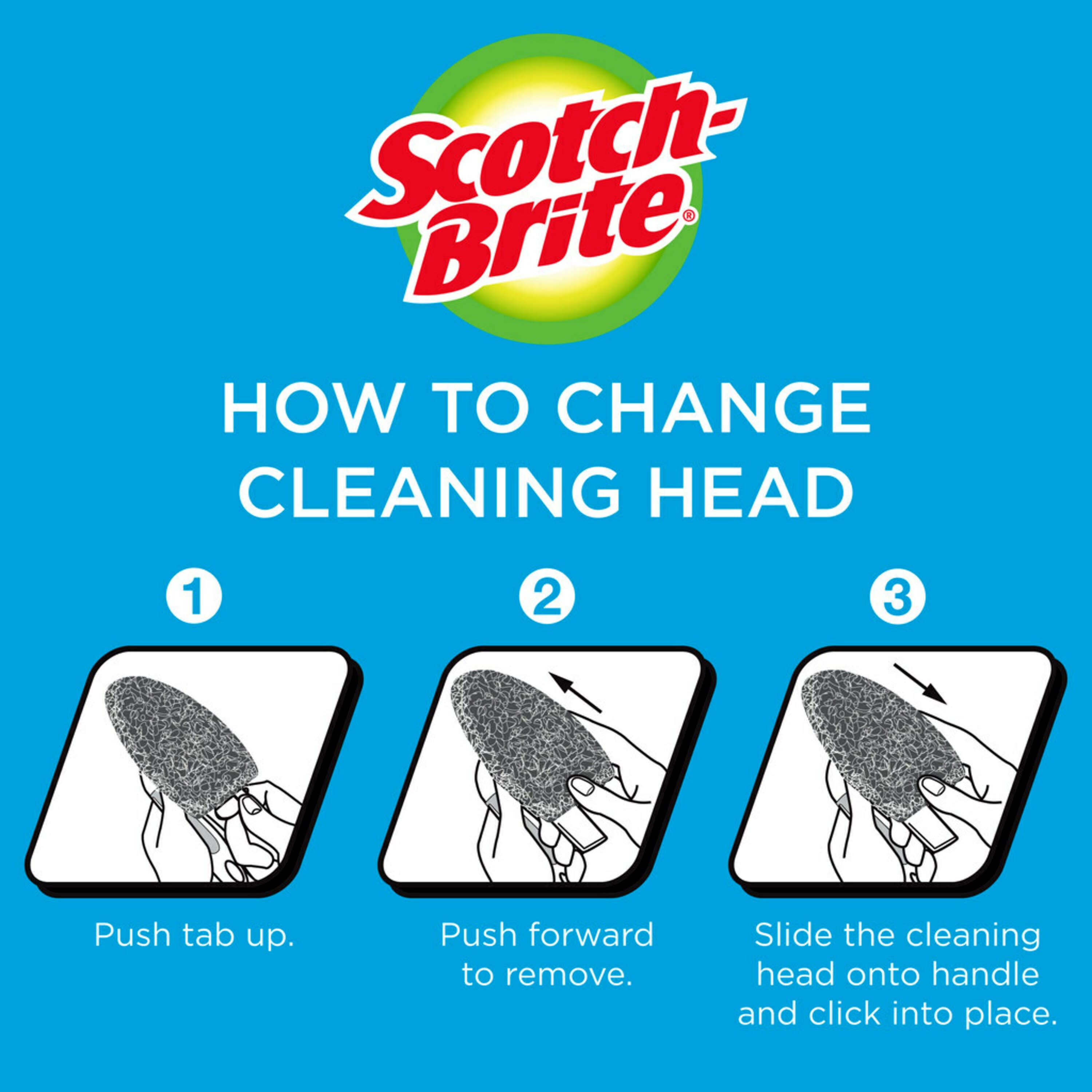 Scotch-Brite Non-Scratch Shower Scrubber Refill For Bath and Shower 1 pk -  Ace Hardware