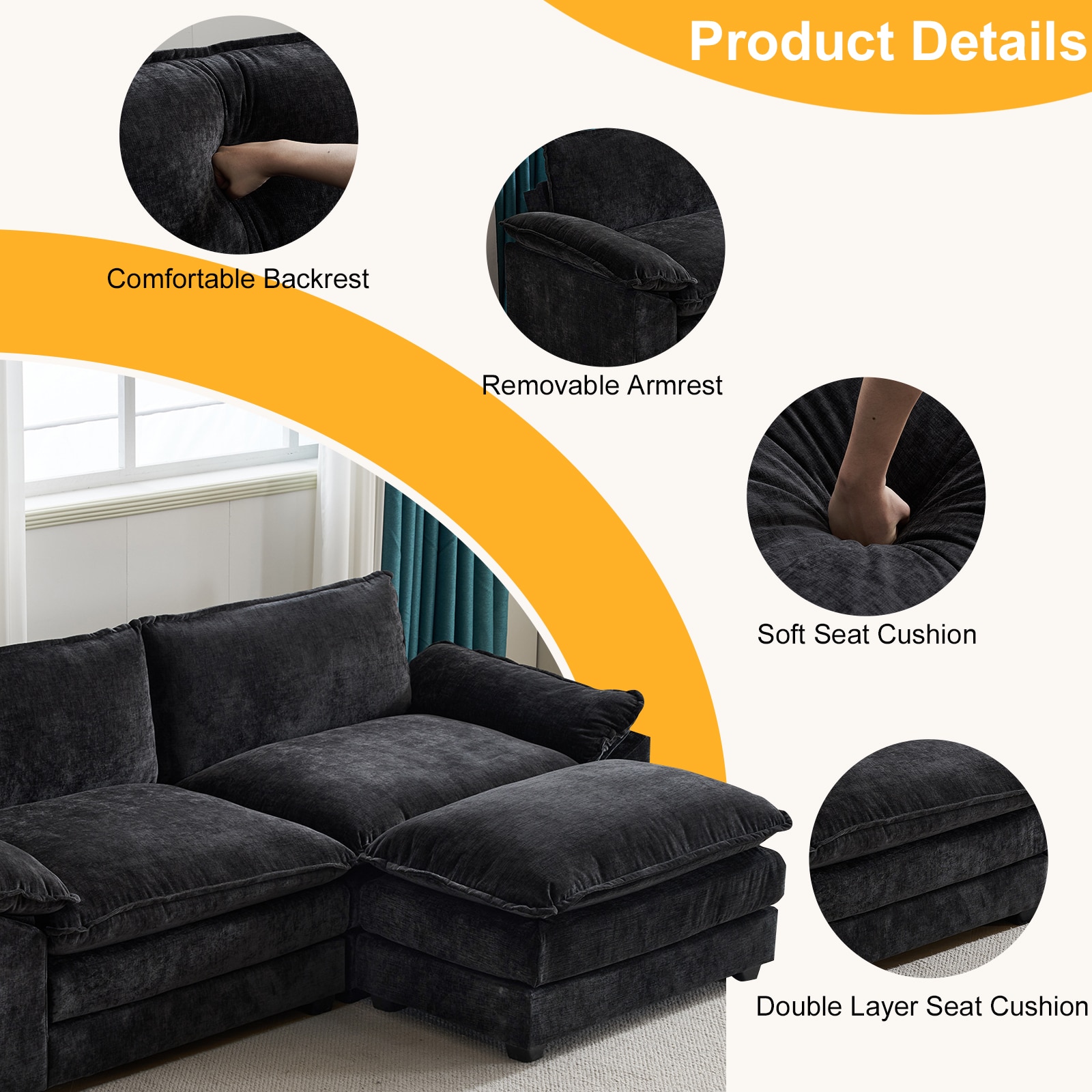 Outopee L1G52002549-50 Sofas-Loveseats - View #5