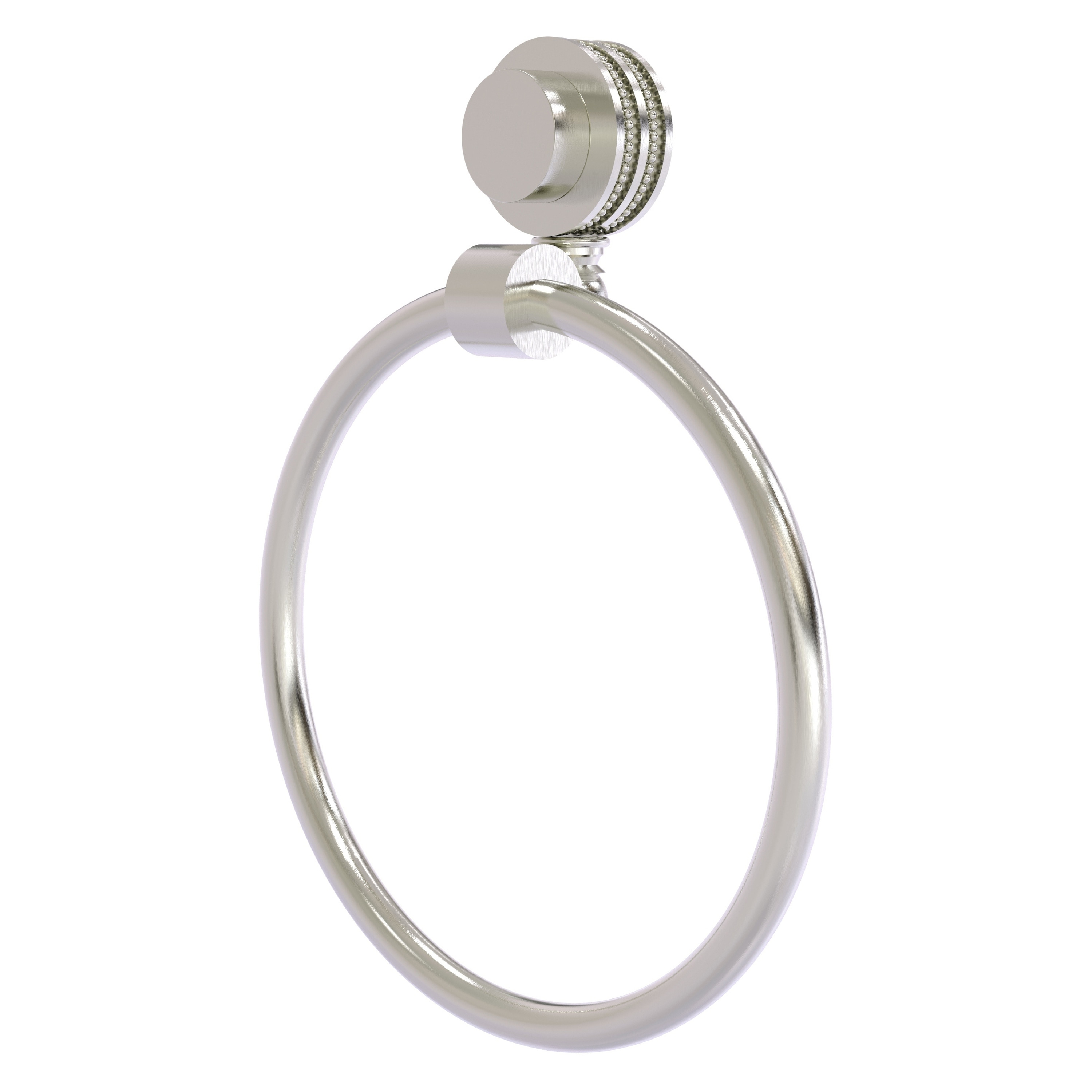 Allied Brass 416D-SN Venus Satin Nickel Wall mount Single Towel Ring