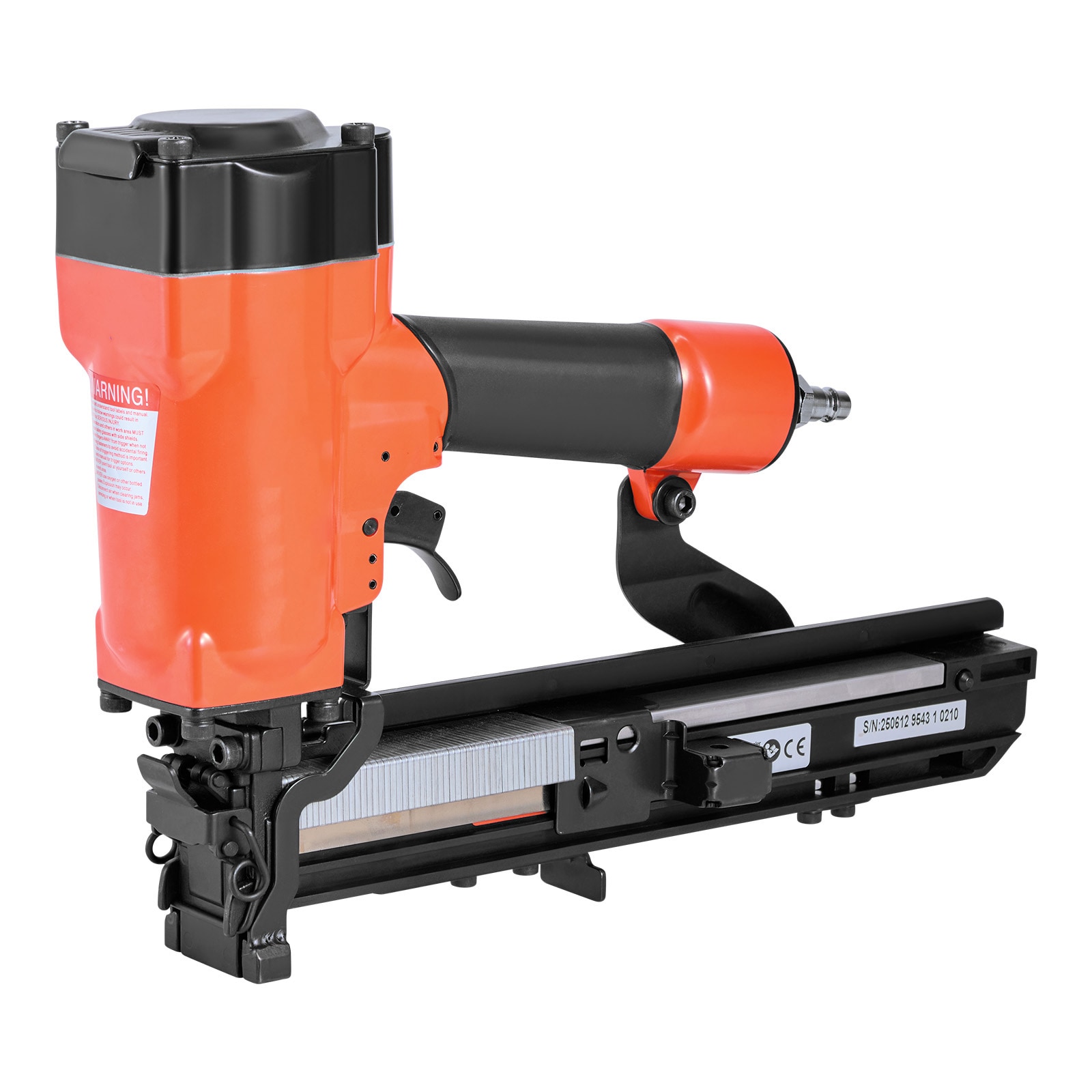 VEVOR Pneumatic Staple Gun 16 Gauge 1-inch Wide Crown Pneumatic Stapler 5/8in to 1-1/2in Length 70-120PSI Air Staple Gun with Two Firing Modes for Roof Decking Wall Sheathing Fencing Subflooring #SCBCGDSDDQ1609800V0