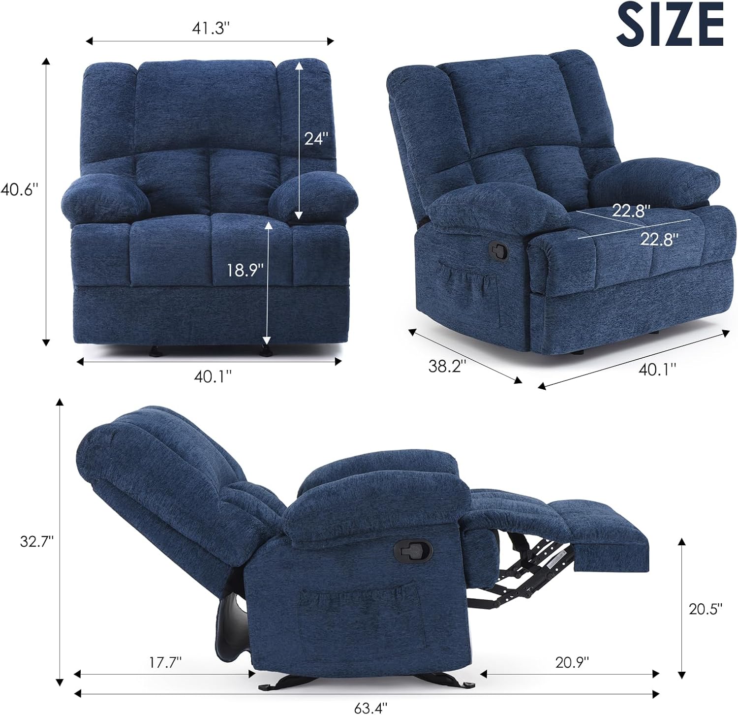 Wooakway FXLS0602-512A16 recliners - View #5