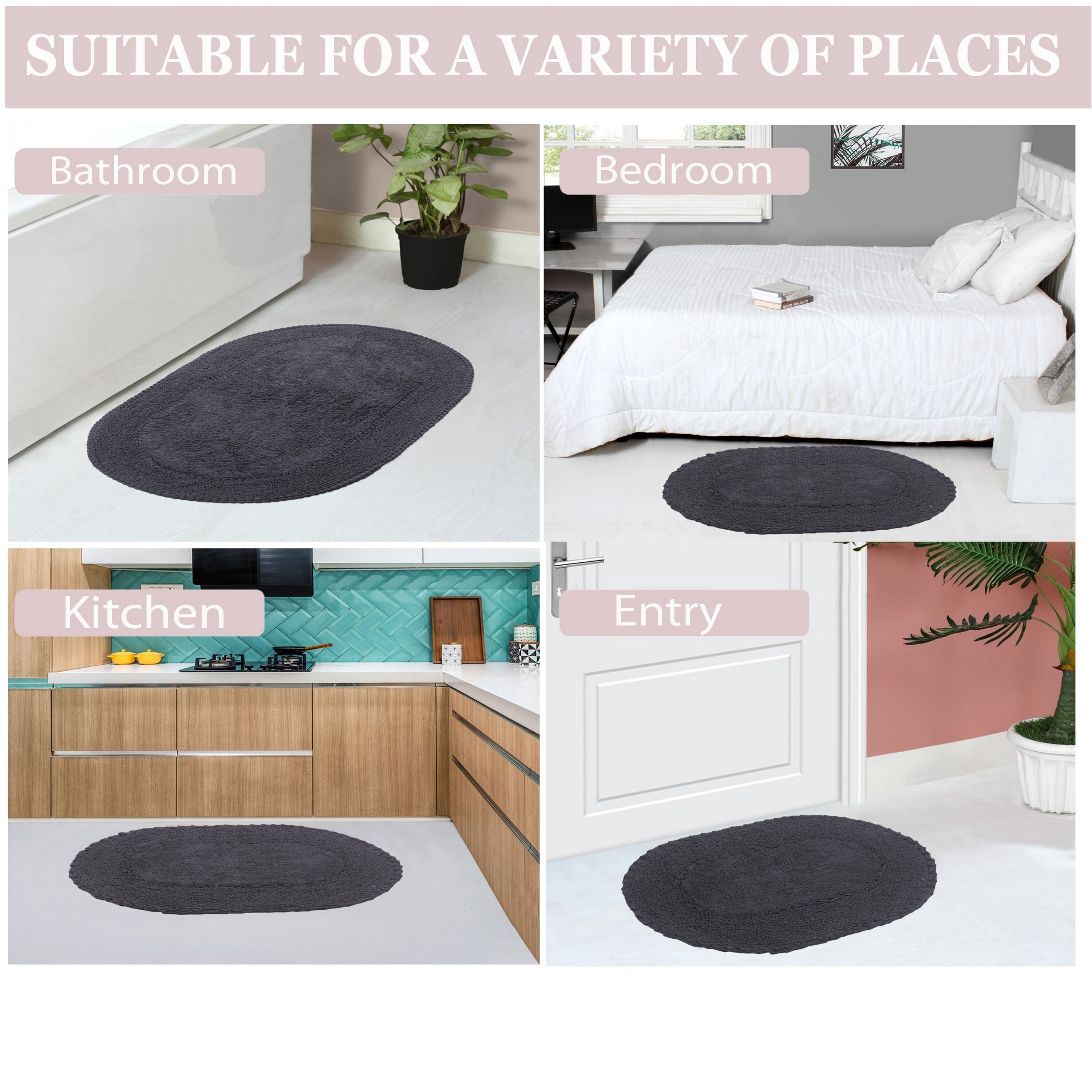 Home Weavers BDR2440GY Bath-Rugs - View #5
