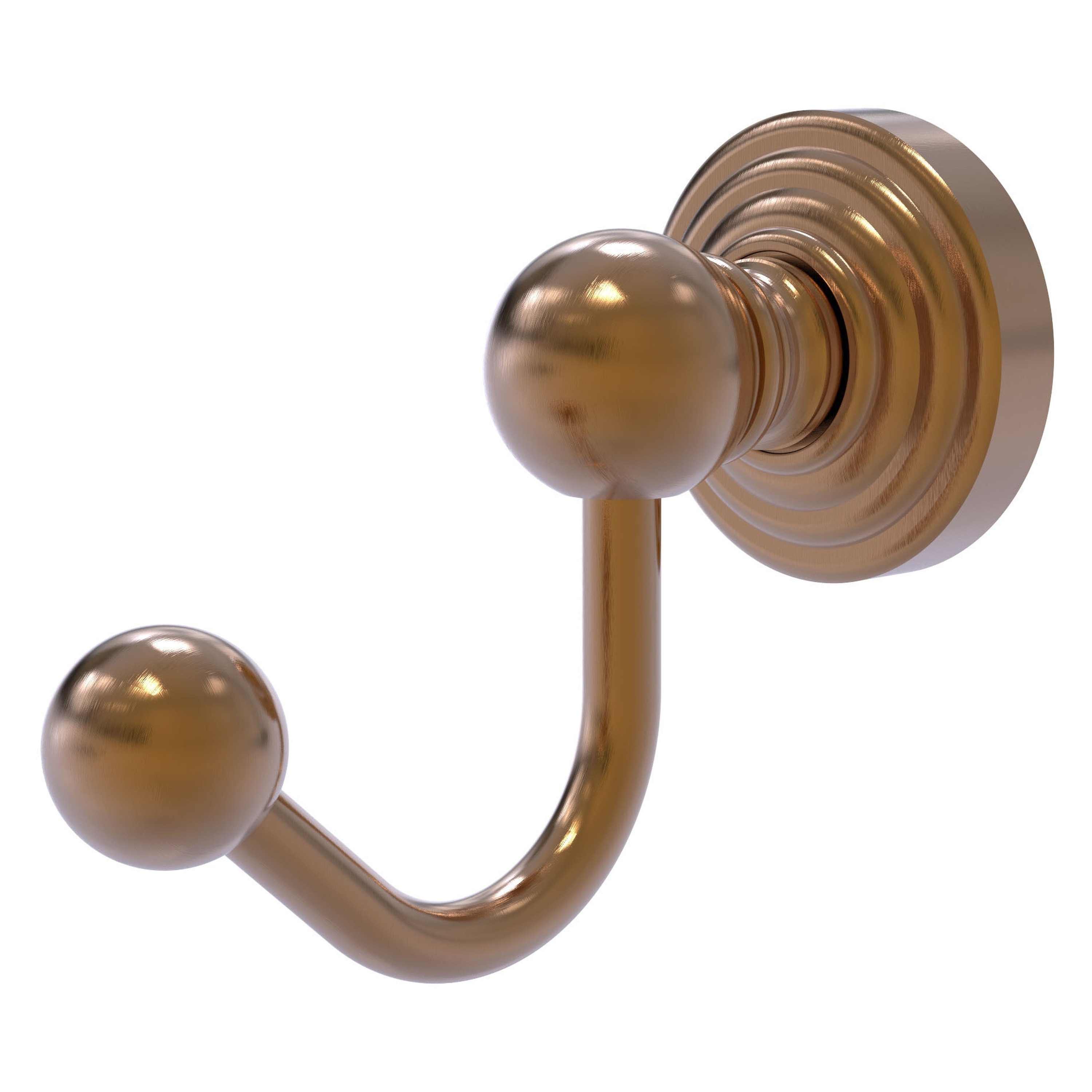 Allied Brass WP-20-BBR Waverly Place Brushed Bronze Single -Hook Wall mount Towel Hook