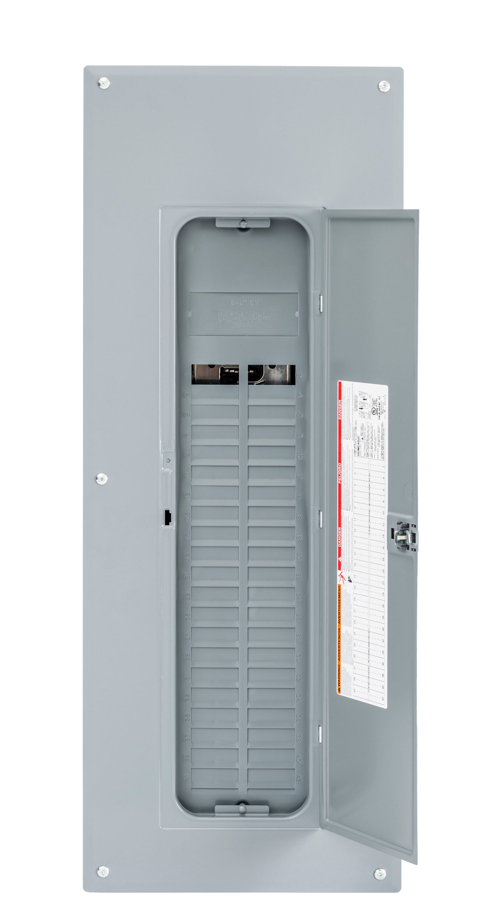 Square D Homeline 225 Amp 40-Space 80-Circuit Indoor Convertible Main Lugs Load Center with Cover