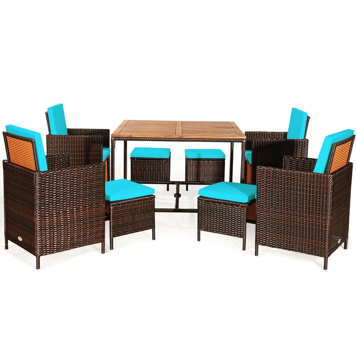 WELLFOR OUJ70674TU+ Patio-Dining-Sets - View #7