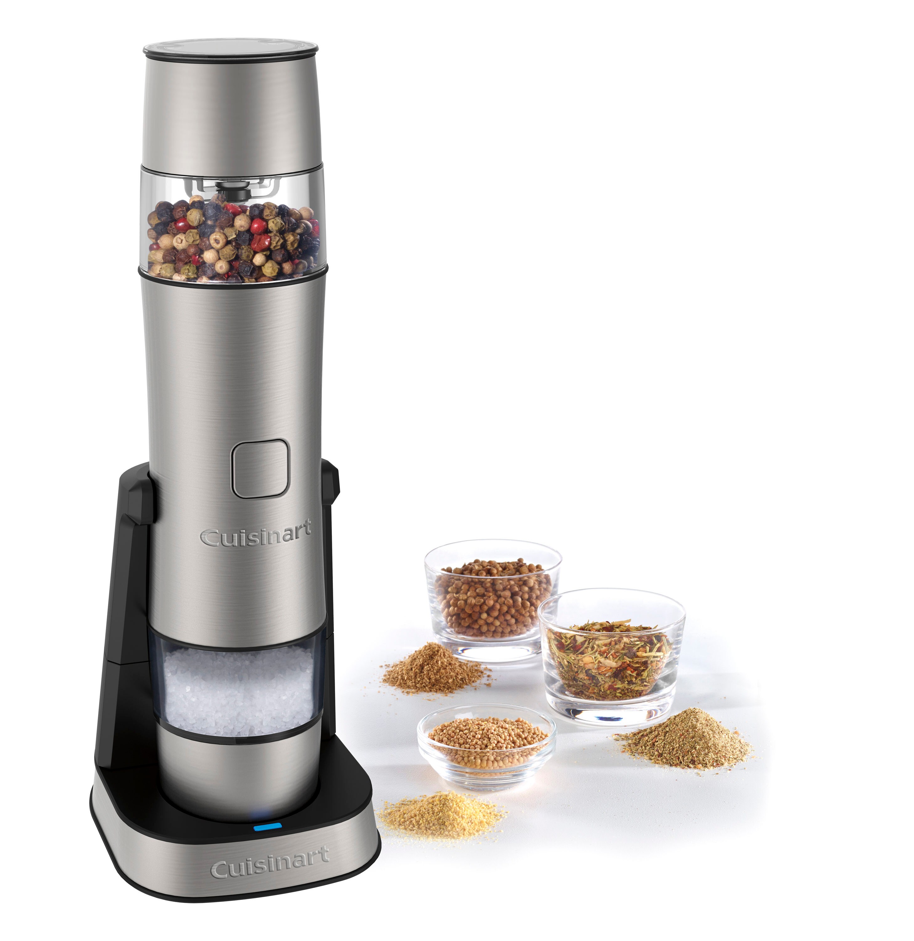 Kalorik Rechargeable Gravity Salt and Pepper Grinder Set Stainless Steel  PPG 45587 SS - Best Buy