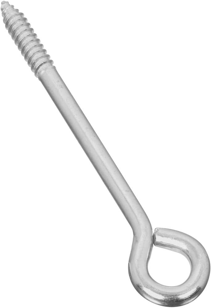 Hillman 6.4-in Zinc-plated Steel Screw Eye Hook in the Hooks department at