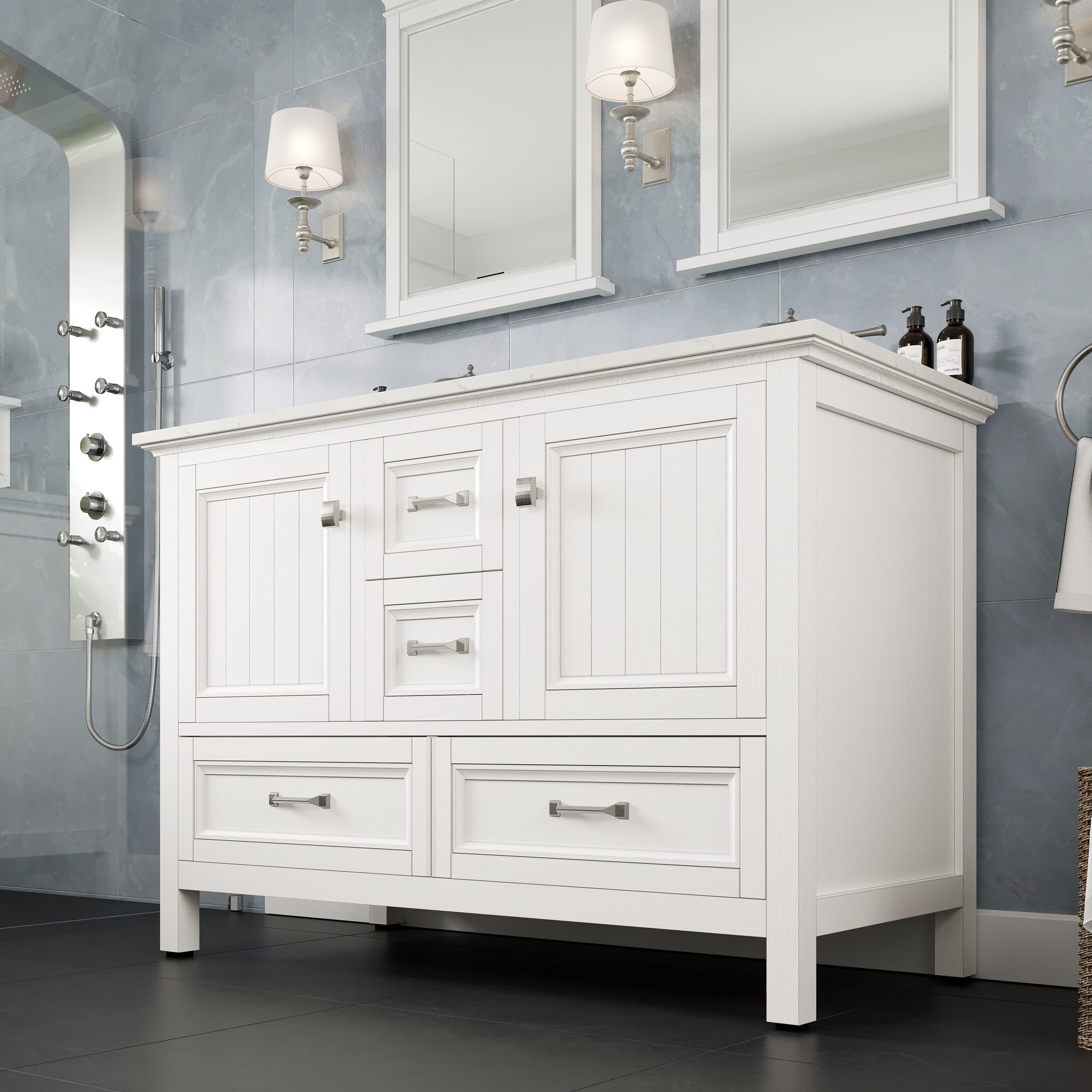 Eviva EVVN612-48WH-DS Bath-Vanity-Combo - View #2