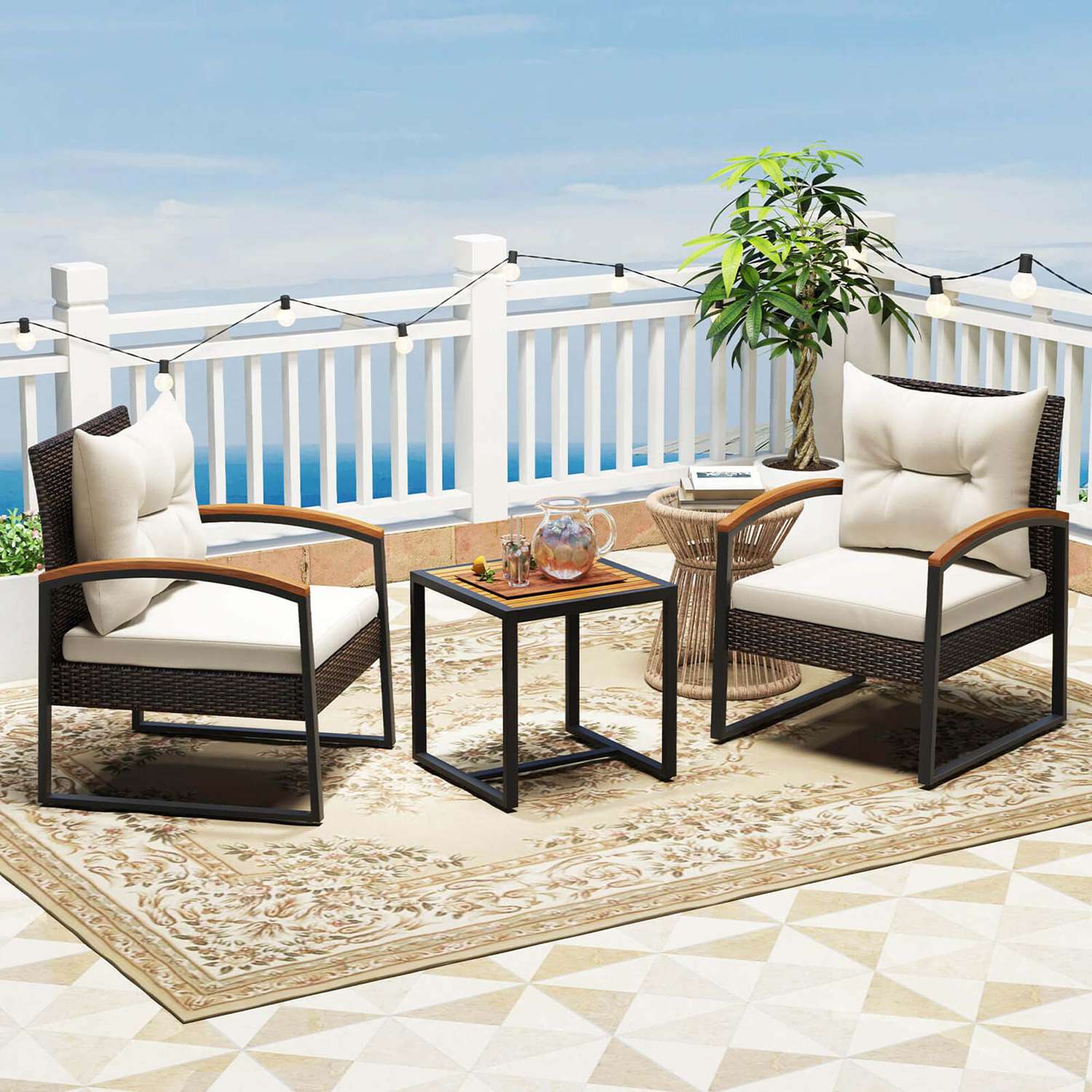 Costway HCST02909 Patio-Conversation-Sets - View #5
