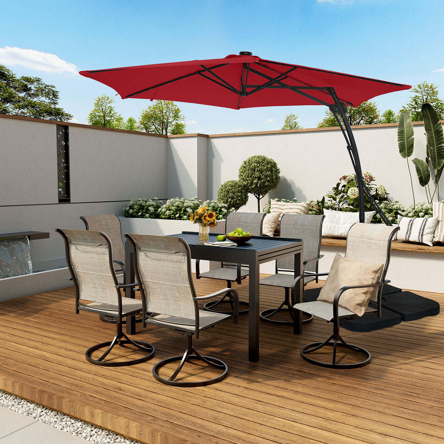 Clihome CL0104QDYGL10RD Umbrellas-2 - View #2