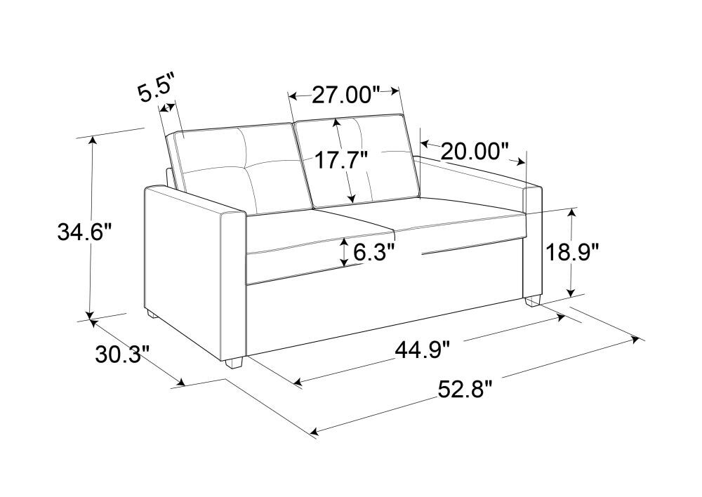Lifestyle Solutions LSPI112GR futons - View #8