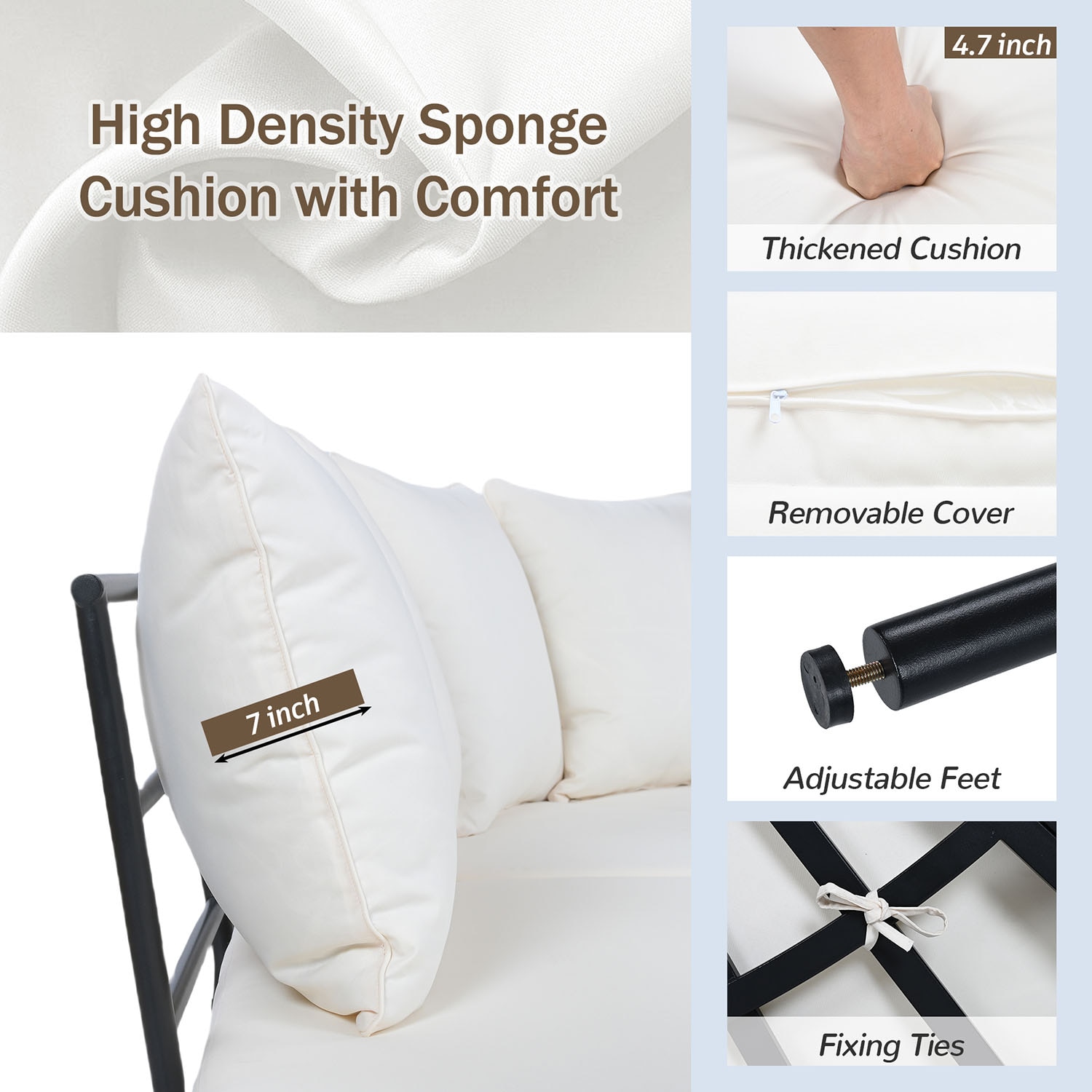 Mondawe MO-HSC7001SB3 Patio-Sofas-Daybeds - View #5