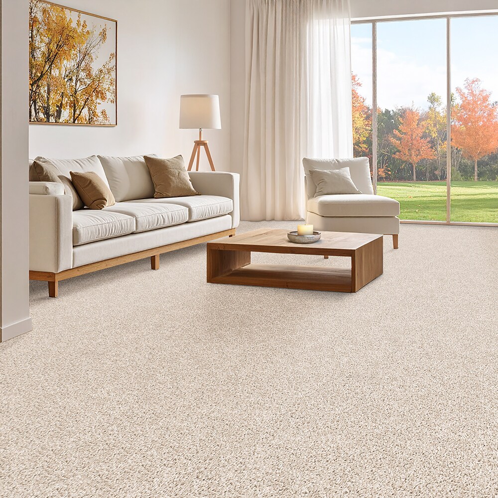 STAINMASTER PetProtect with LeakDefense Brave Bark III Oyster Tan