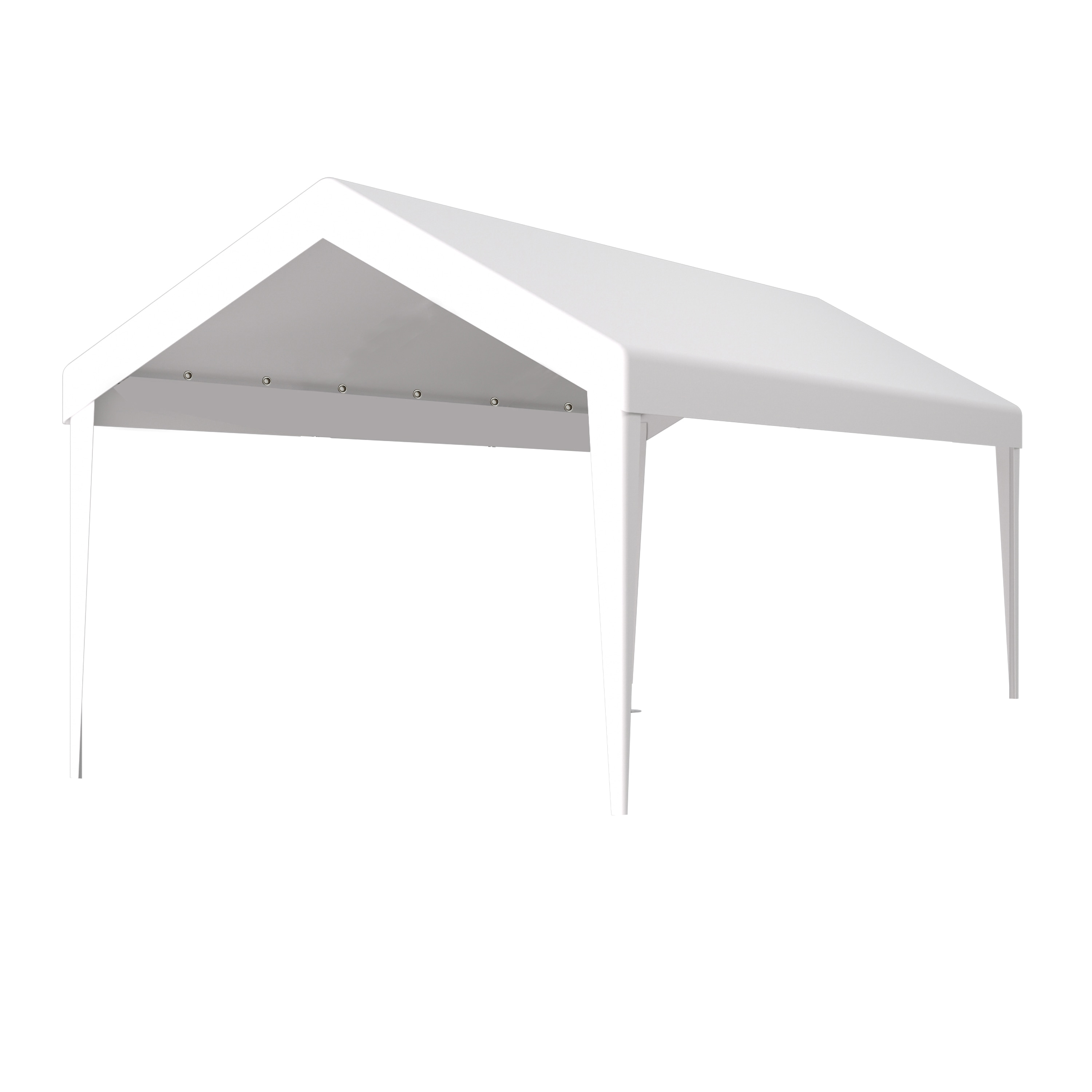 CESICIA GA-ZT-07 10-ft x 20-ft Gazebos White Gazebo with Soft Top Roof