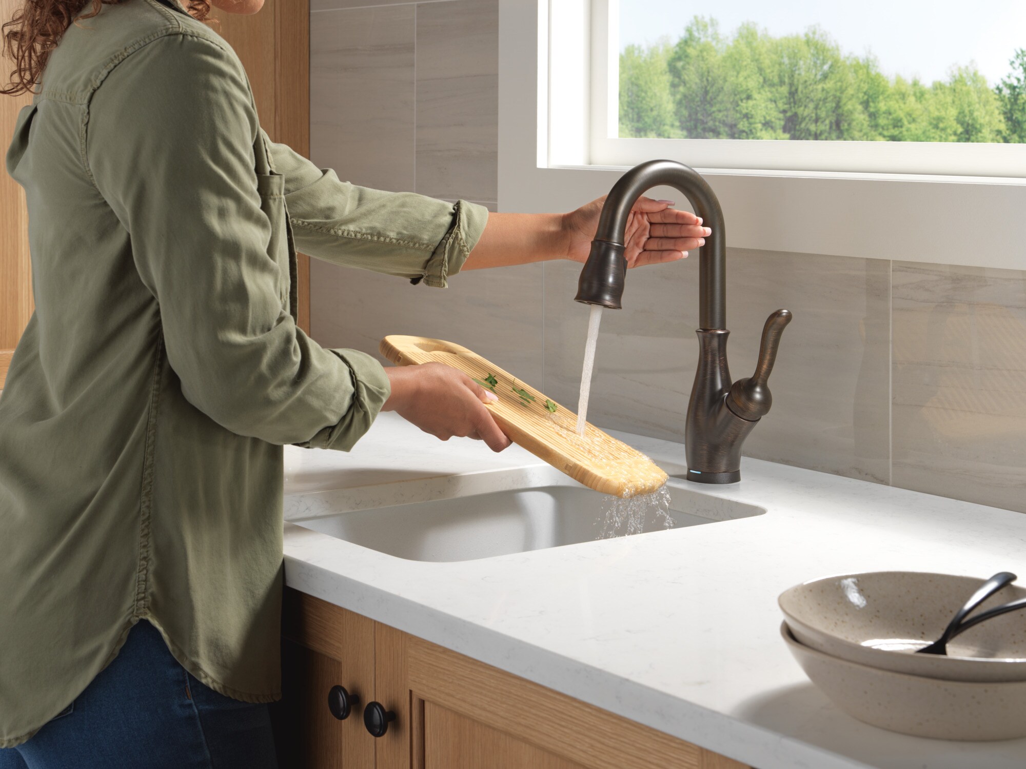 Delta 9678TL-RB-DST Kitchen-Faucets - View #13