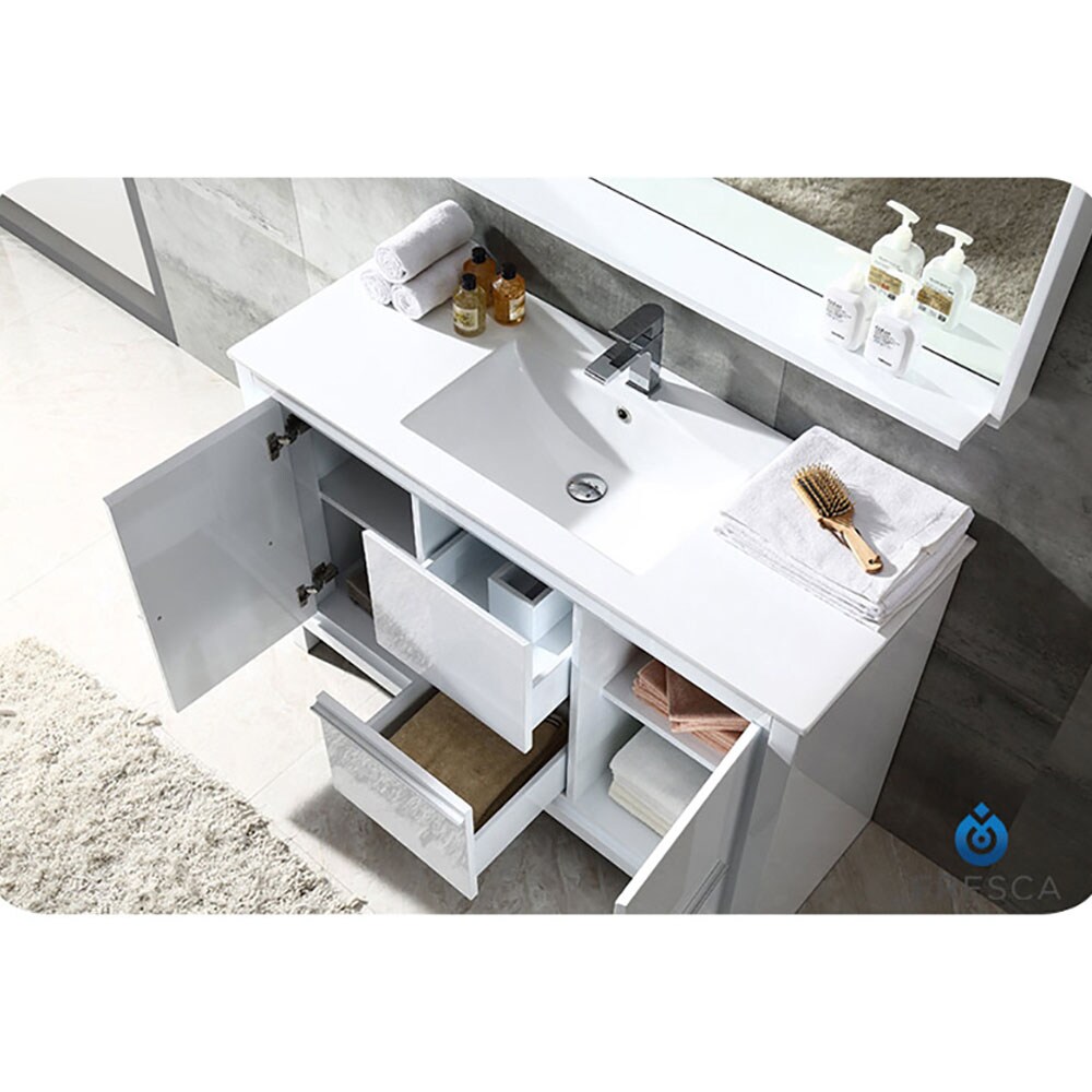 Fresca FCB8148WH-I Bath-Vanity-Combo - View #4