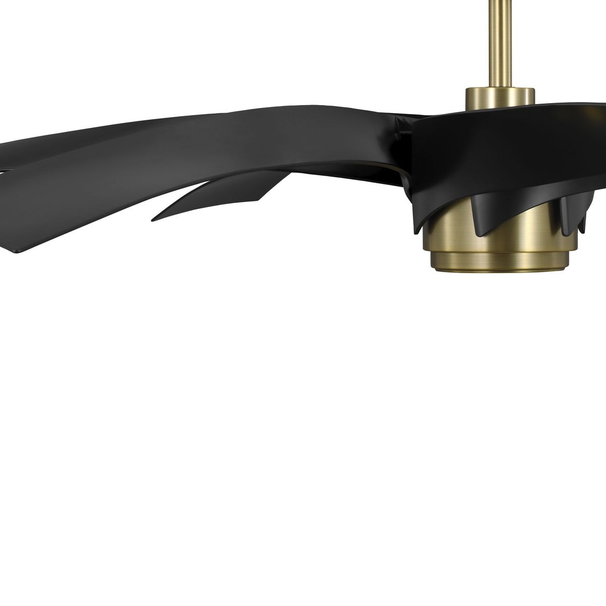 Vintage Brass 72'' Ceiling Fan with LED Light and Remote