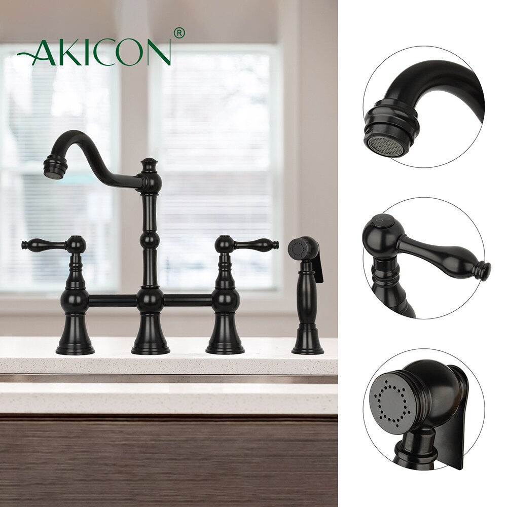 Akicon AK718-MB Kitchen-Faucets - View #3