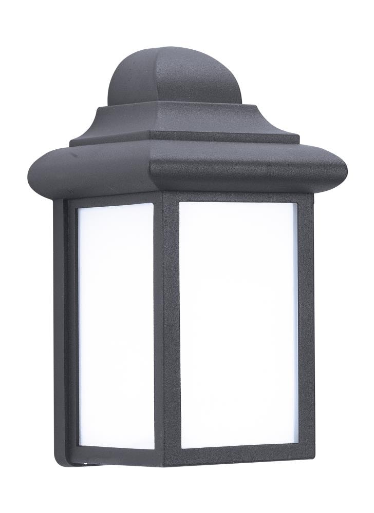 Generation Lighting 8788-12 Mullberry Hill 1 -Light 8.7500-in H Satin Black Hardwired Outdoor Wall Light