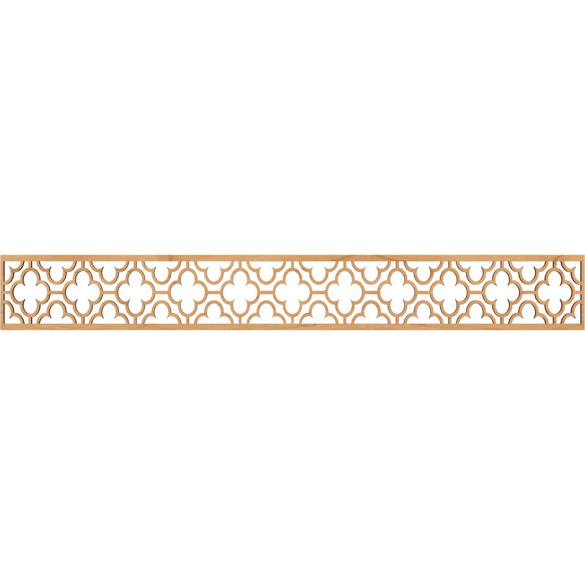 Ekena Millwork MLDA06X46CHIMA Chicago Fretwork Flat Trim 6-in x 3.86-ft Maple Brown Unfinished 2156798 Pierced Wall Panel Moulding