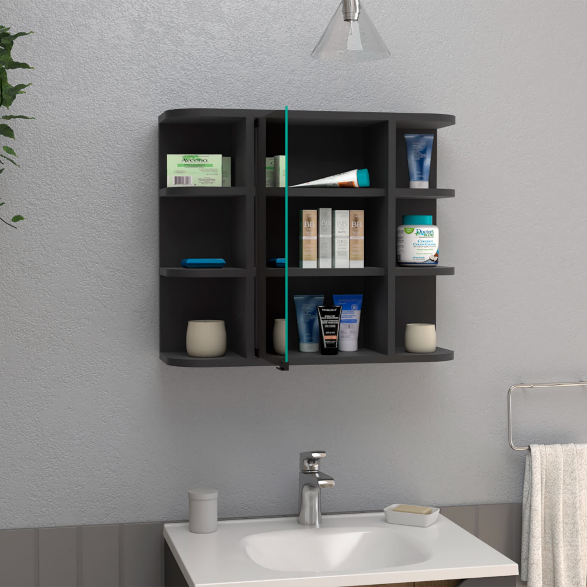 Siavonce ZX-GEXNW Bathroom-Medicine-Cabinets - View #6
