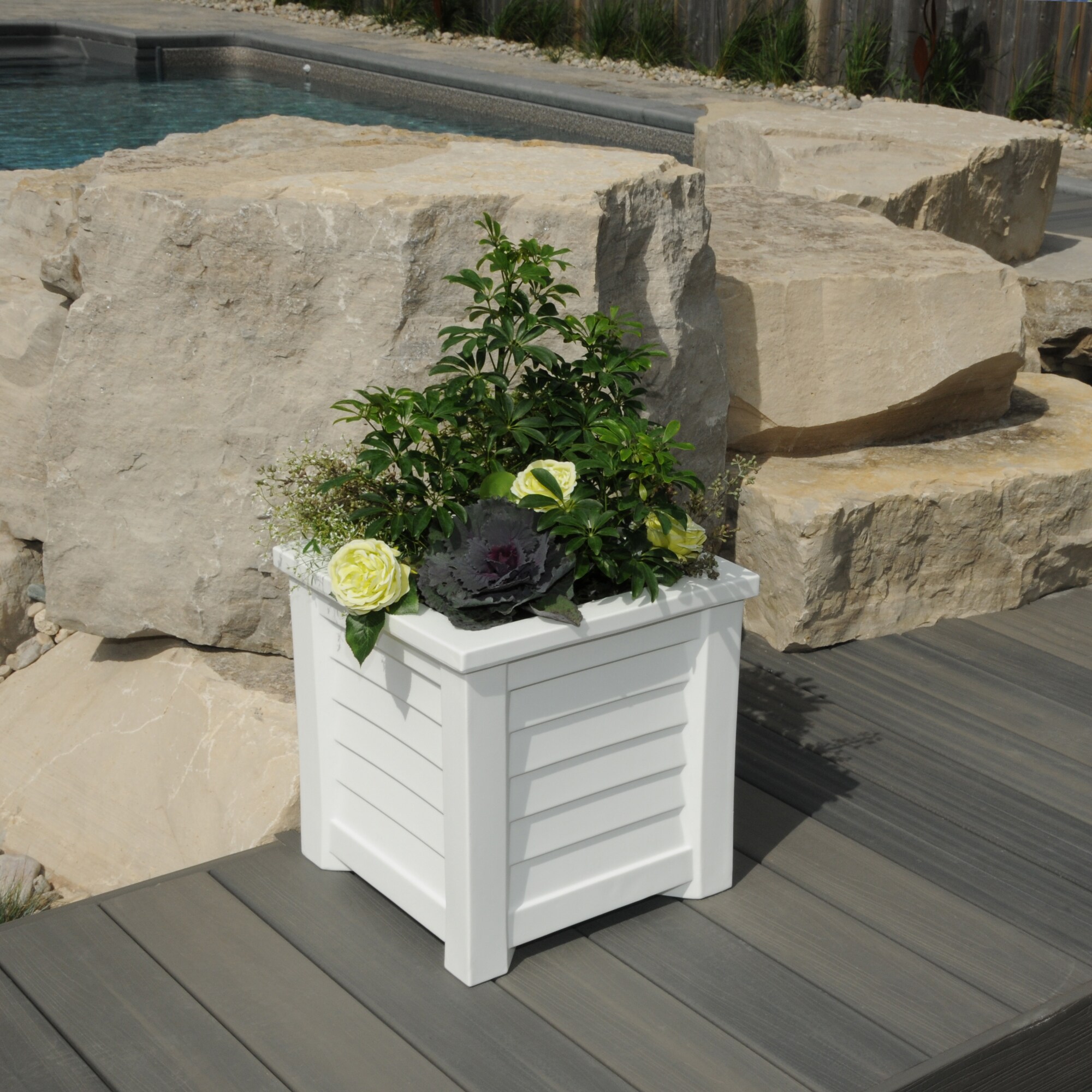 Mayne 5866-W Planter-Window-Box - View #3