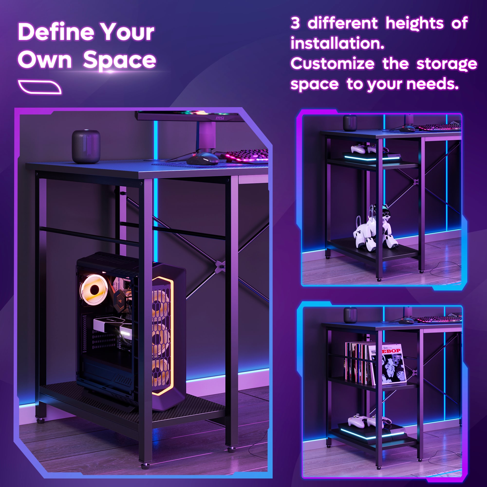 Bestier LOW-D464Y-GAMD desks - View #7