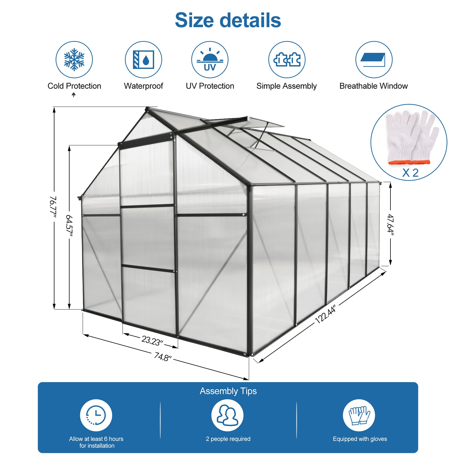 Maocao Hoom MZW400-42034 greenhouses - View #2