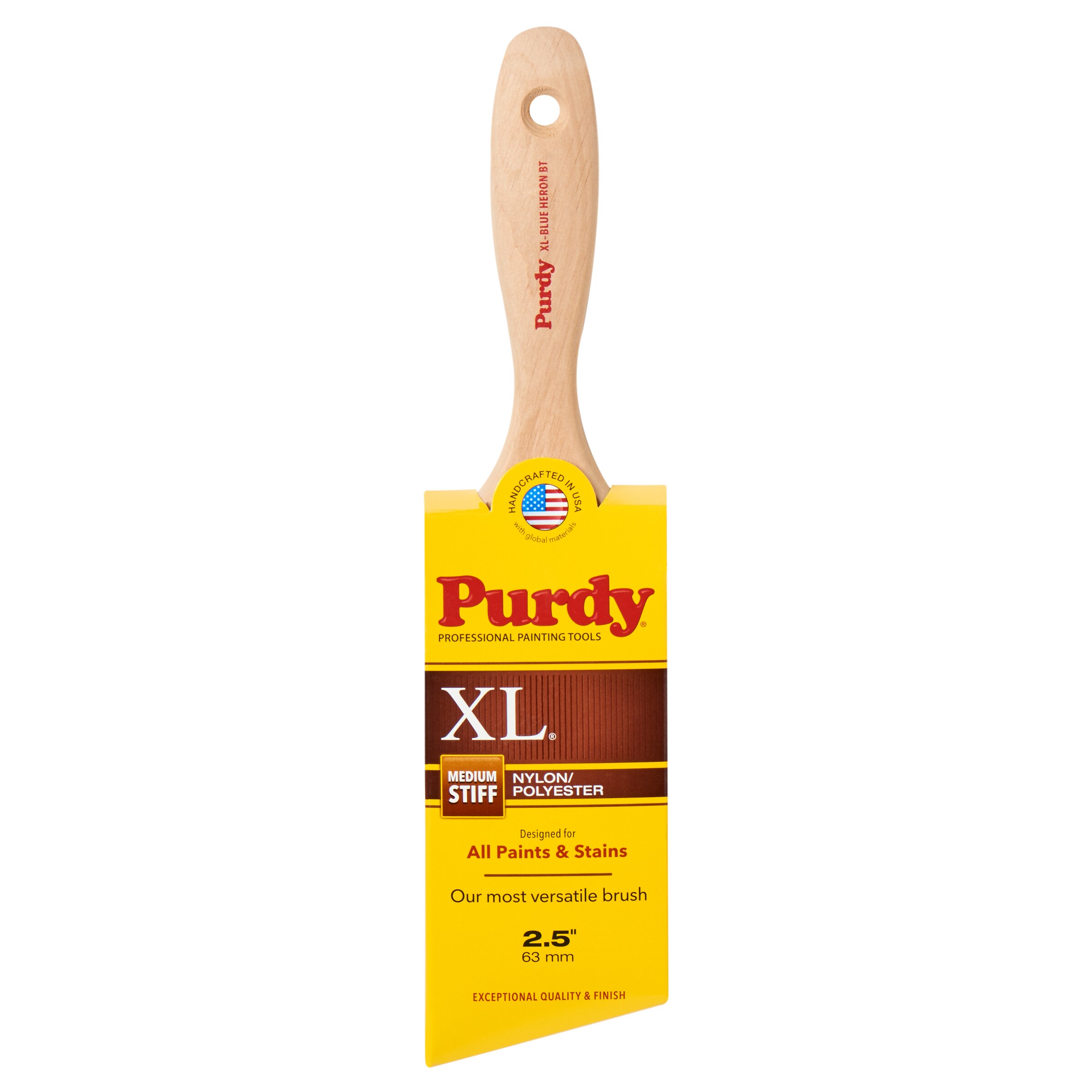 Purdy 144060925 XL 2-1/2-in Nylon Angle Paint Brush