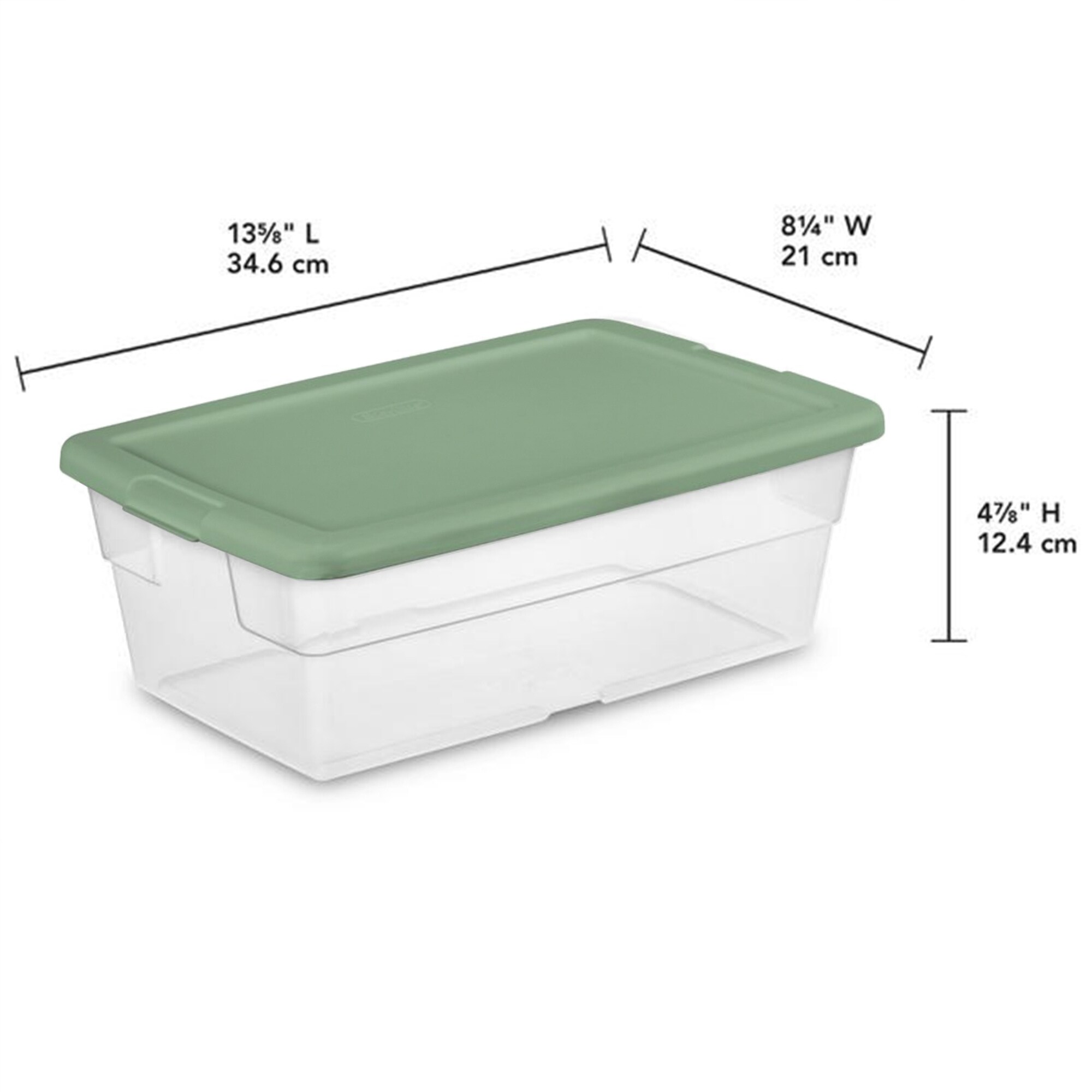 5 Five Simply Smart Plastic Container With Bamboo Lid 1.5 L