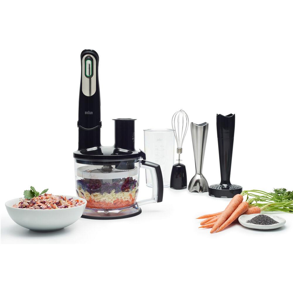 Braun 2-Speed Black Immersion Blender 400-Watt with Accessory Jar