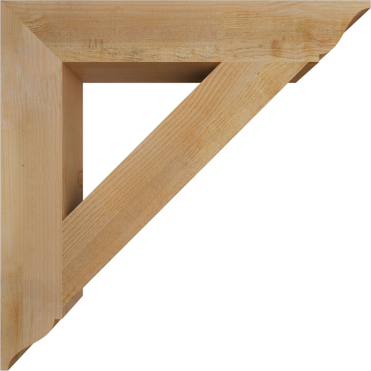Ekena Millwork BKT06X36X36TRA01RDF Exterior-Brackets-Braces - View #3