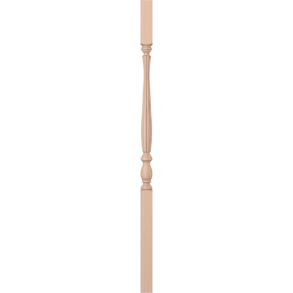 L.J. Smith Stair Systems LJB-2905-M 42 42-in x 1.75-in Unfinished Maple Square Top Stair Baluster