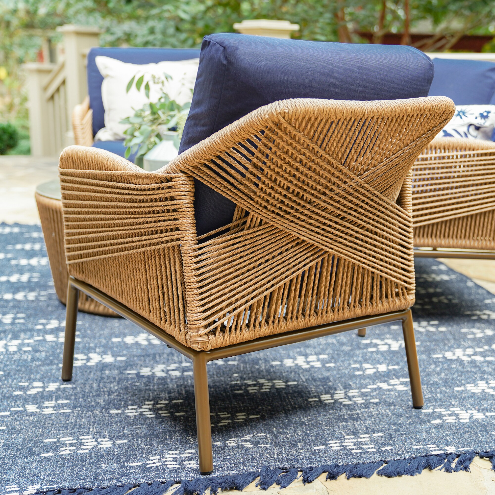 Leisure Made 199625-NVY Patio-Conversation-Sets - View #5