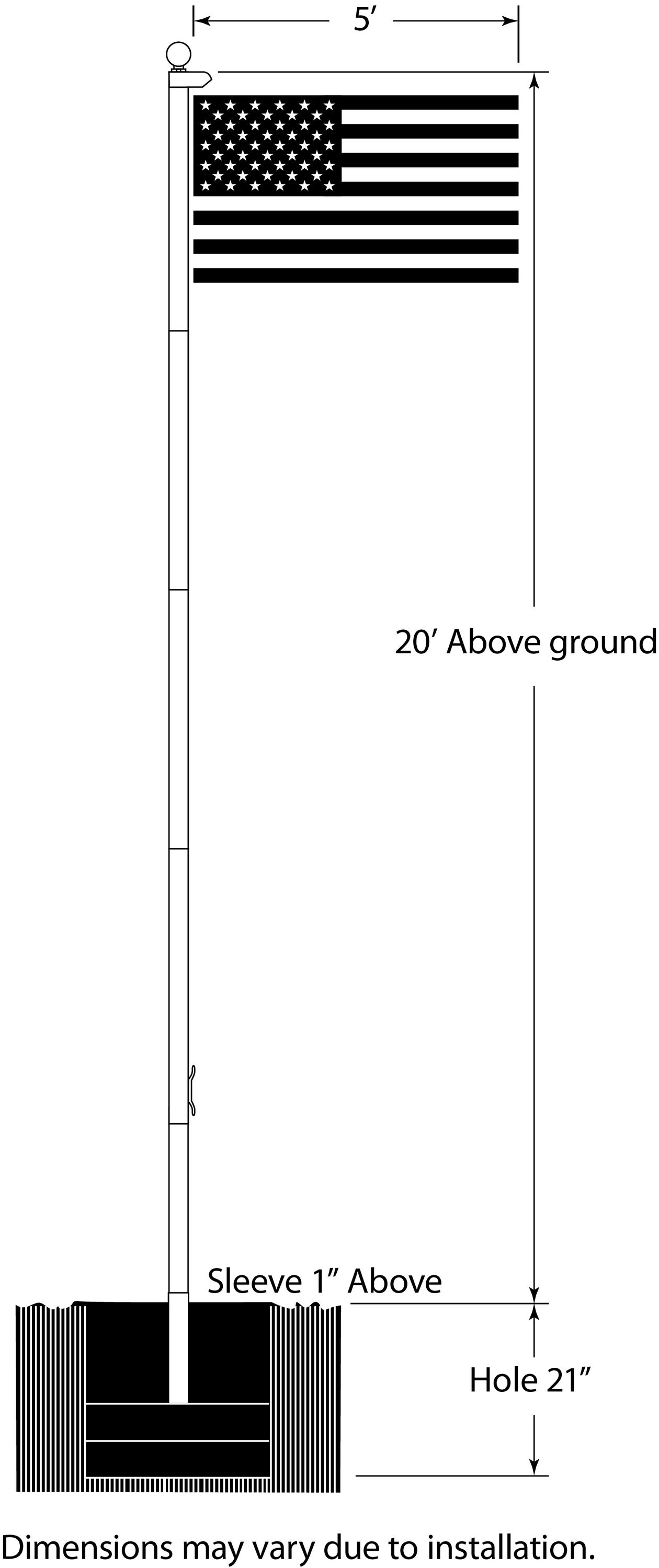 Independence Flag 10764 Decorative-Banner-Flags - View #5