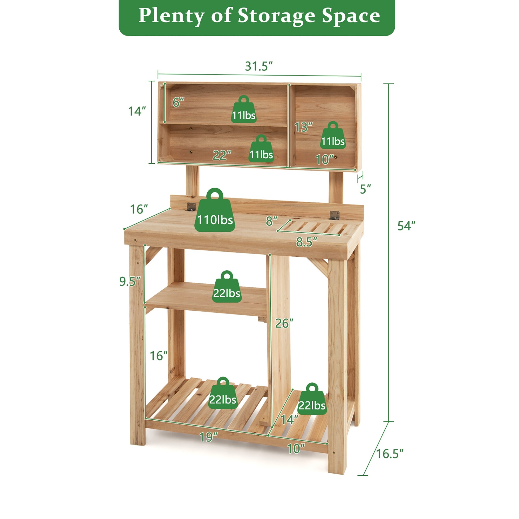 Slickblue D-CO-11001HT Potting-Benches - View #8